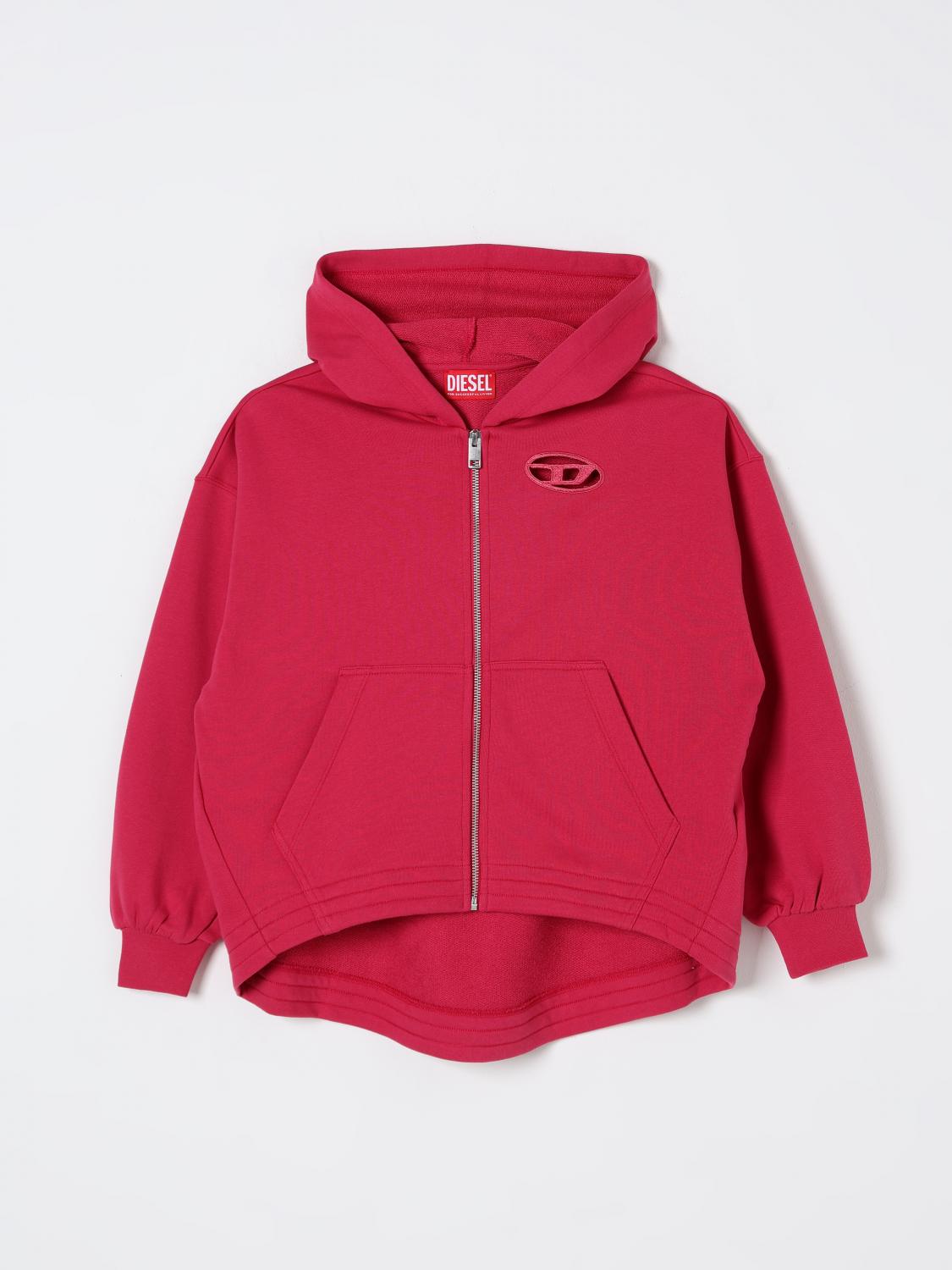 Diesel Sweater Kids Color Fuchsia In Fuchsia