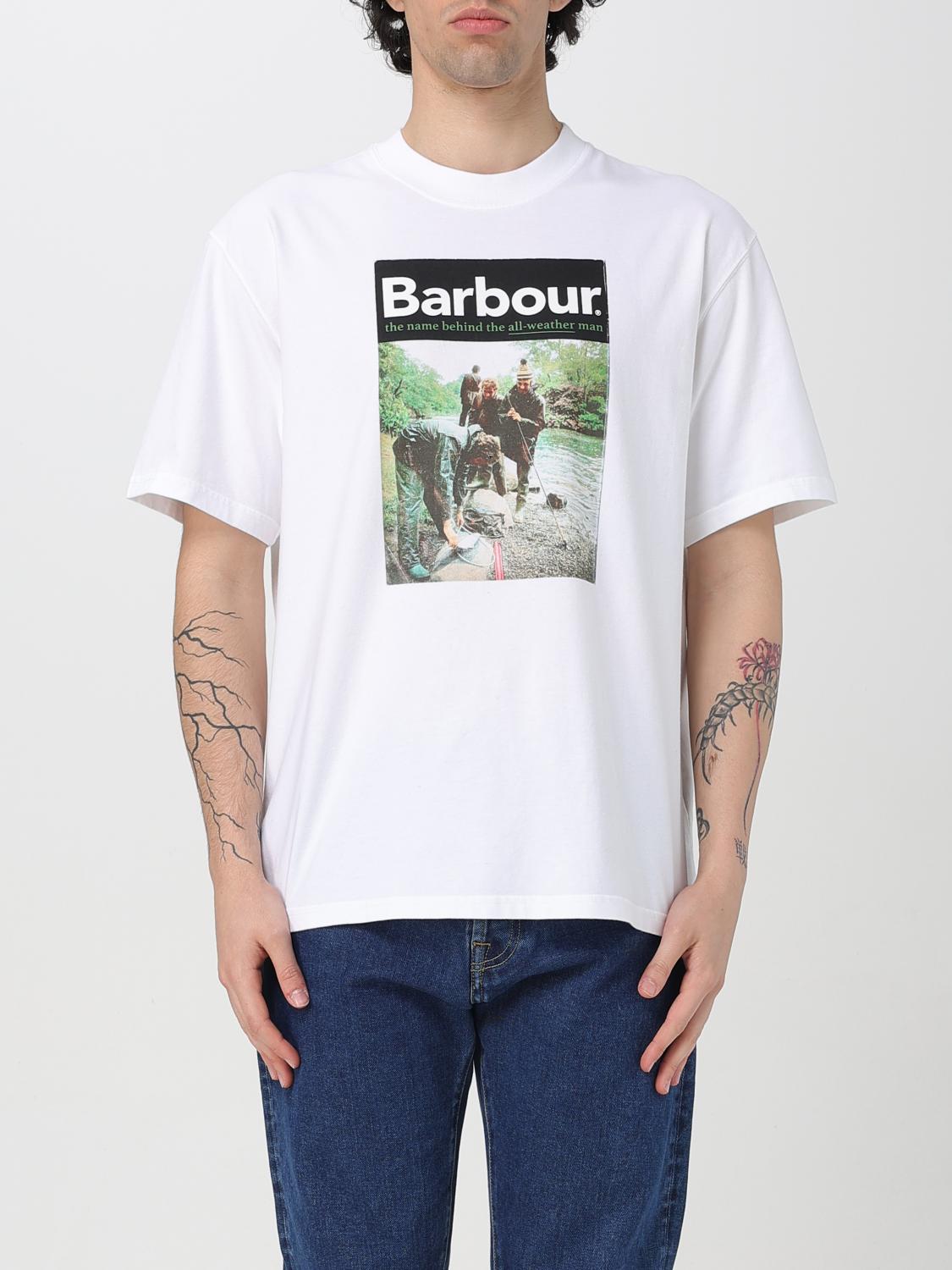 BARBOUR T-SHIRT BARBOUR MEN COLOR WHITE G75274001