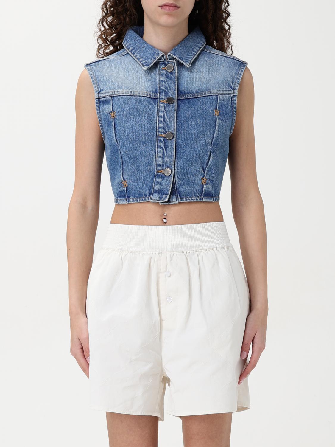 Daily Paper Jacket Woman Color Gnawed Blue In Gnawed Blue