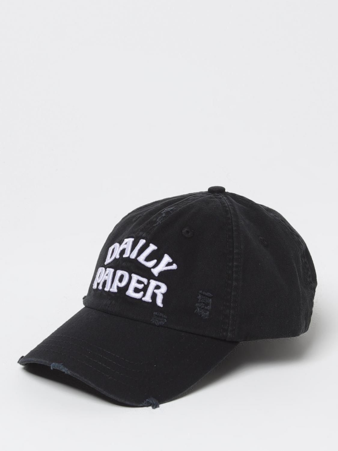 Hat DAILY PAPER Men color Black Hat DAILY PAPER Men color Black