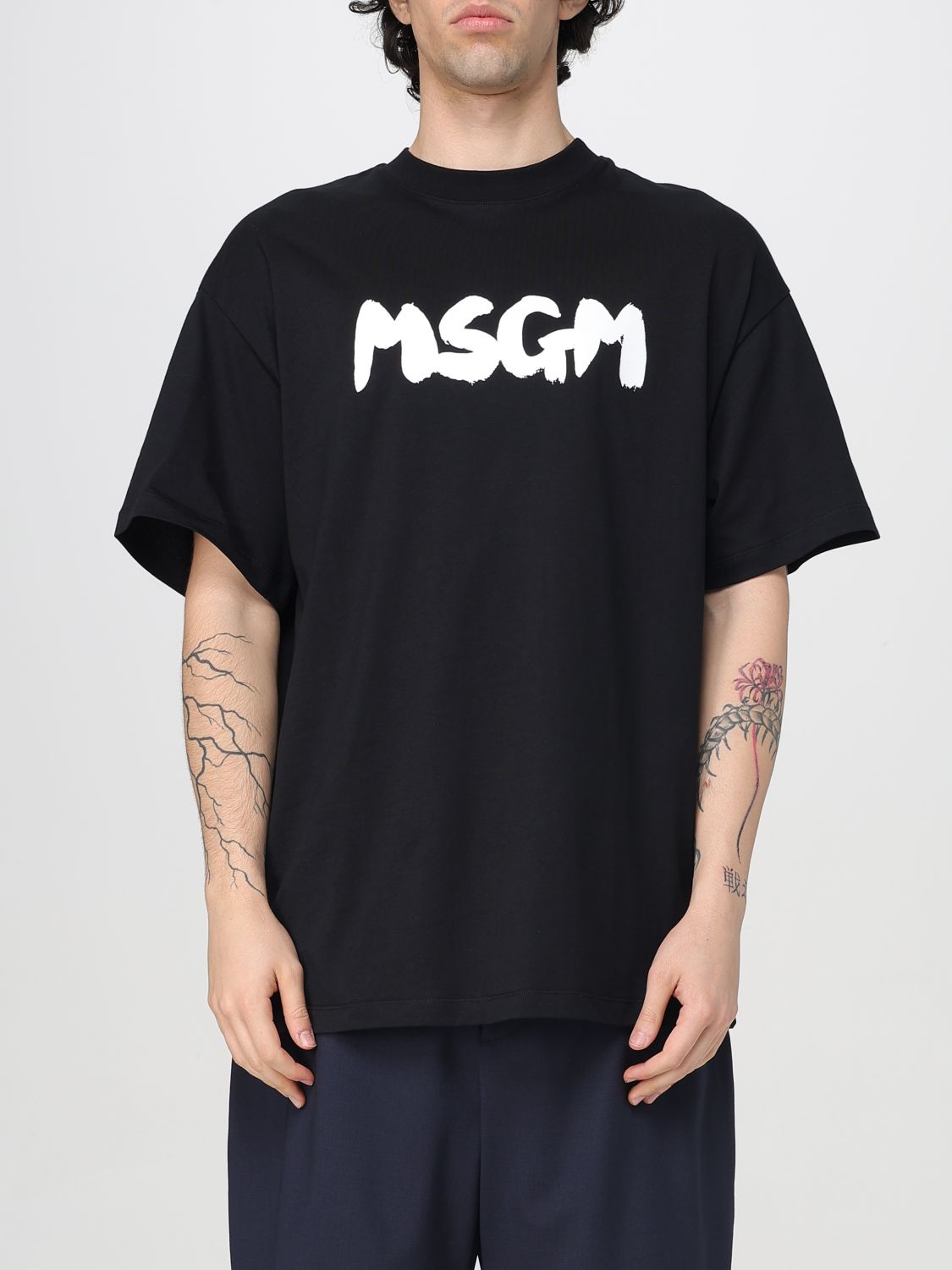 Msgm Topwear In Schwarz