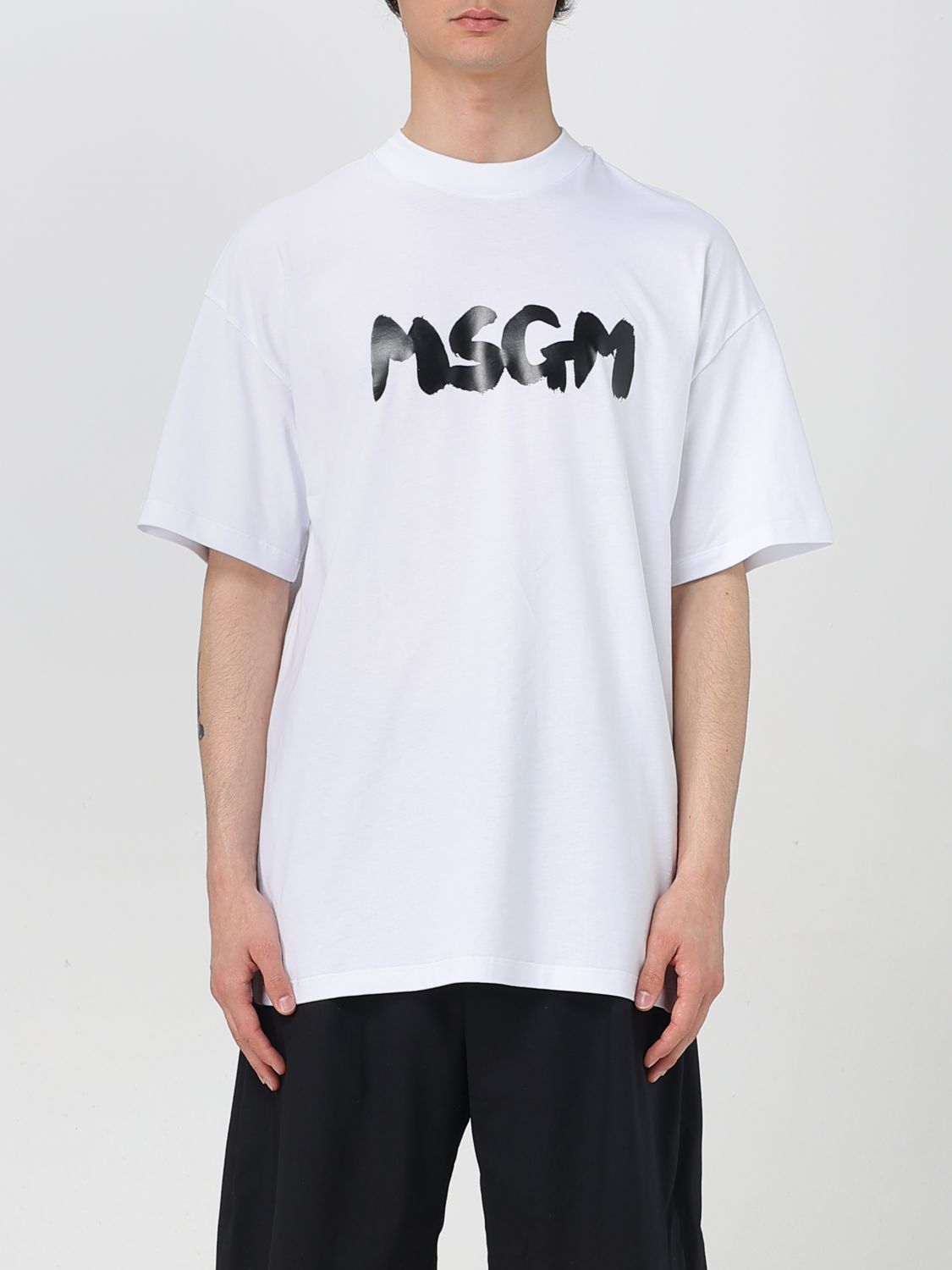Msgm T-shirt Men Color White 1 In White 1