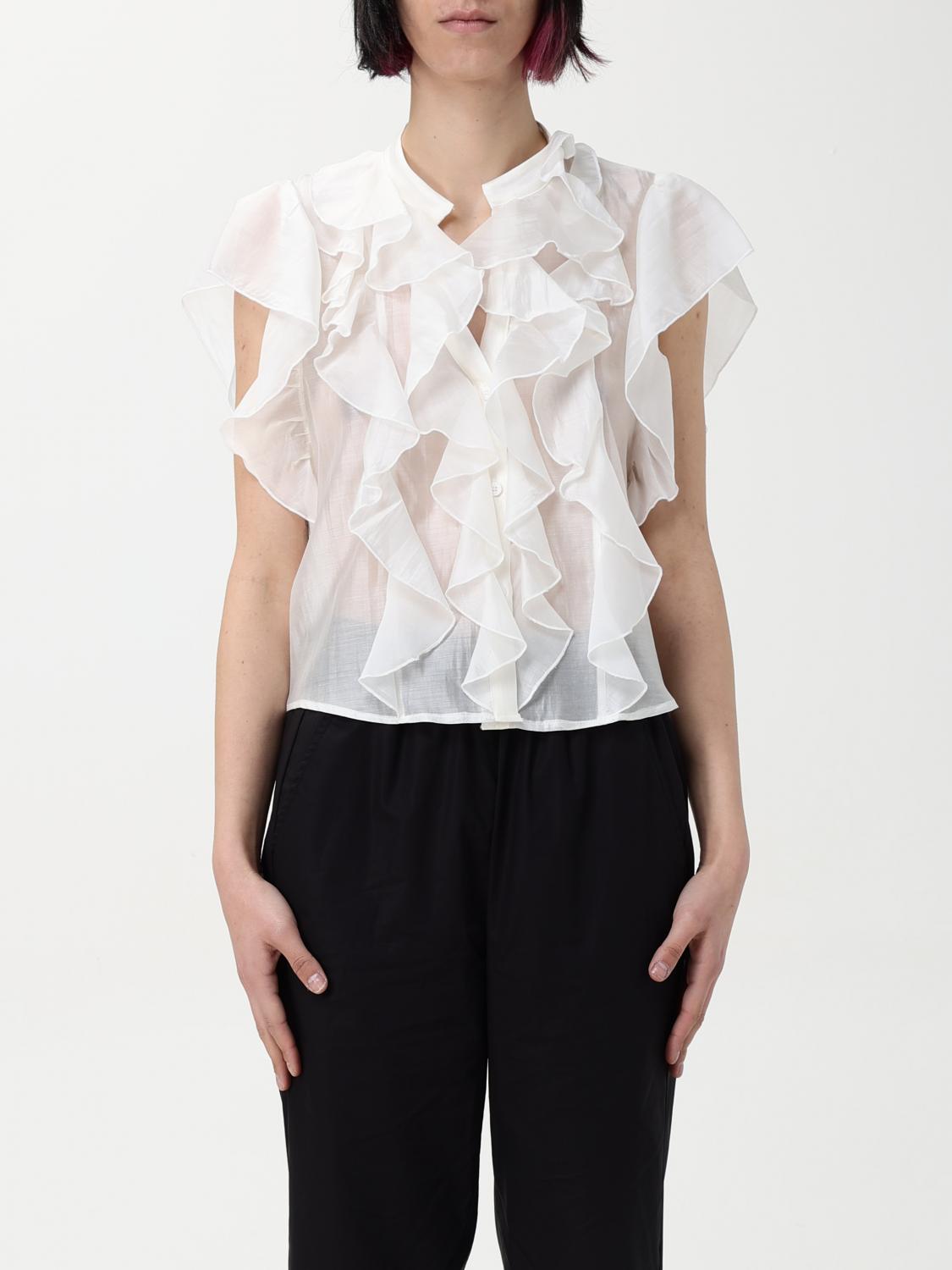 Kaos Top Woman Color White In White