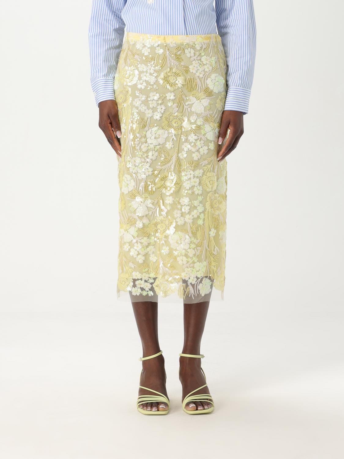 Ermanno Firenze Skirt  Woman Color Yellow In Yellow