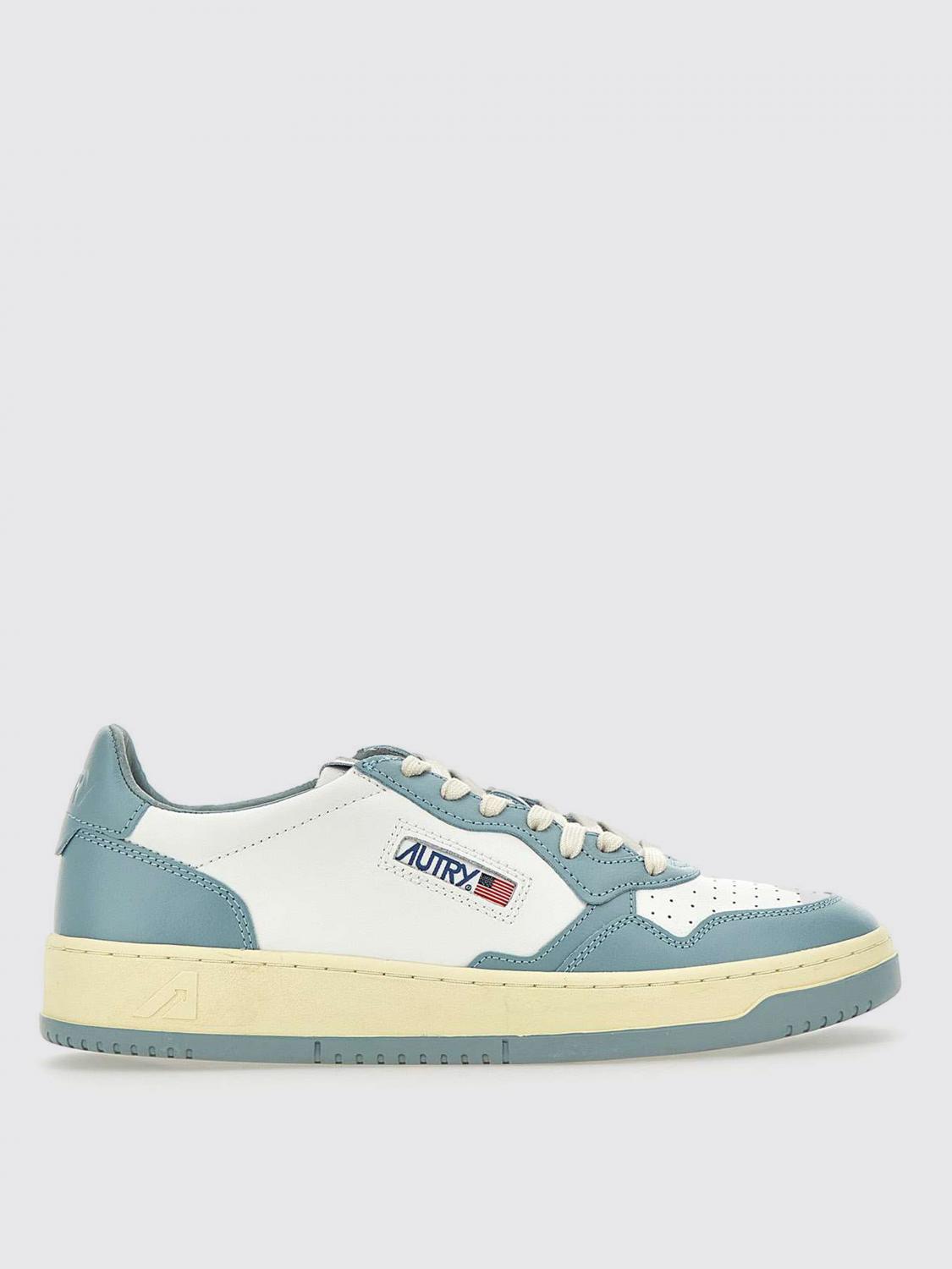 Autry Low Top Sneakers Contrast Panels In Bunt