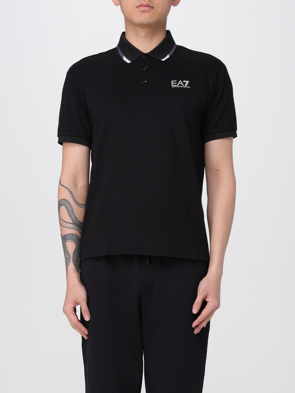 Ea7 Polo  Herren Farbe Schwarz In Schwarz