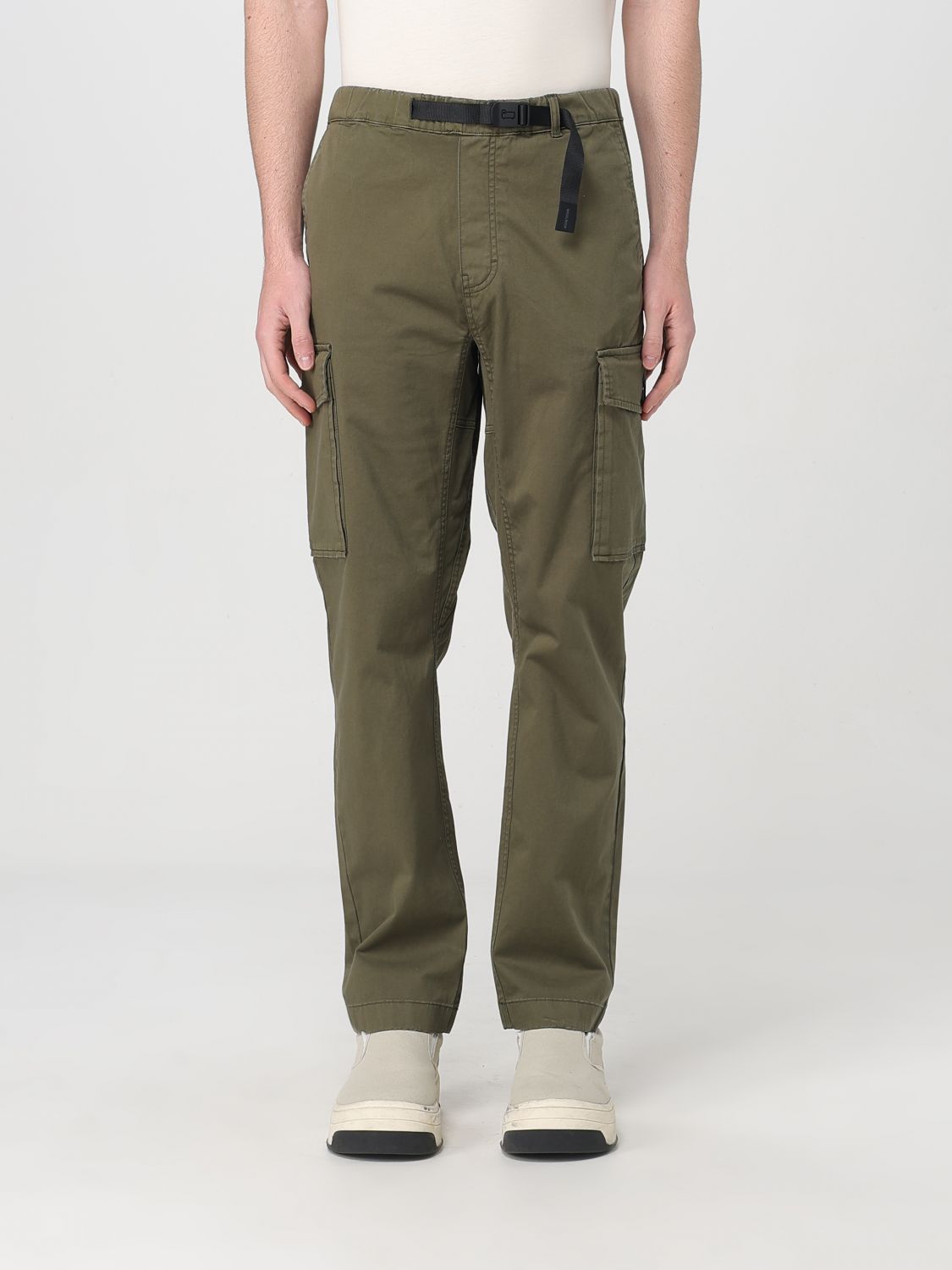 Woolrich Pants  Men Color Green In Grün