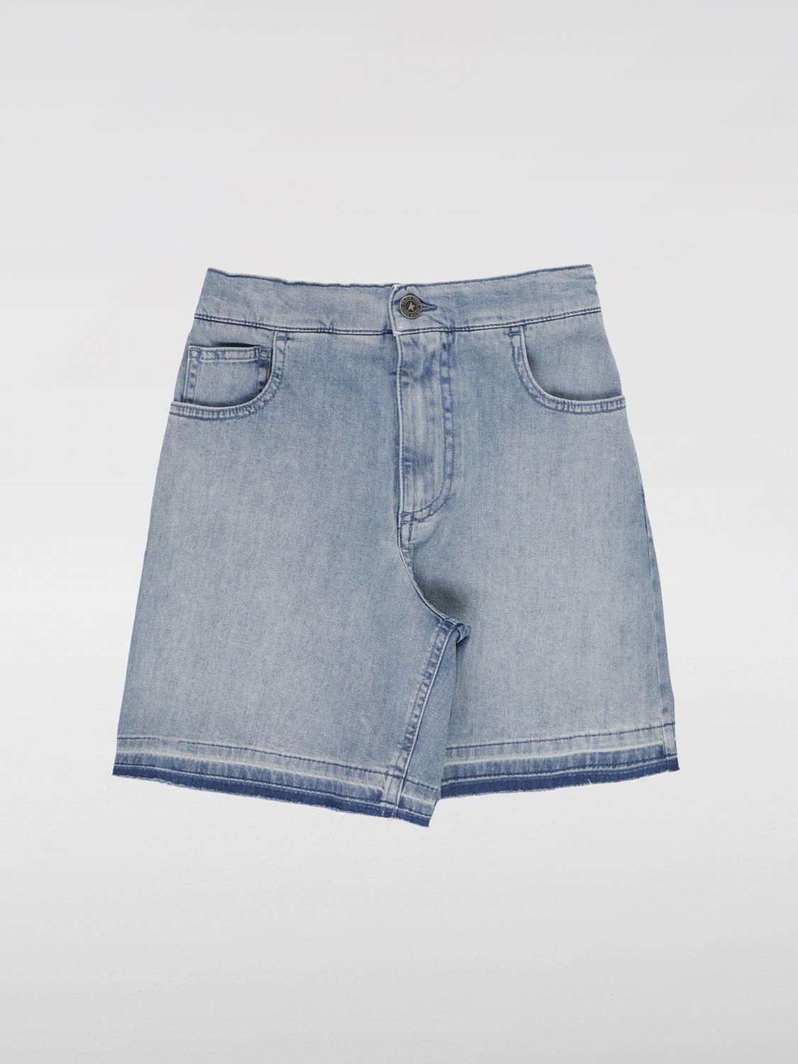 Golden Goose Shorts  Kids Color Blue In Blue