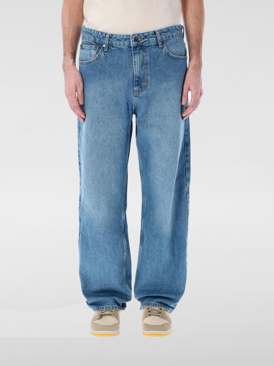 Daily Paper Asola Amba Jeans In Gnawed Blue