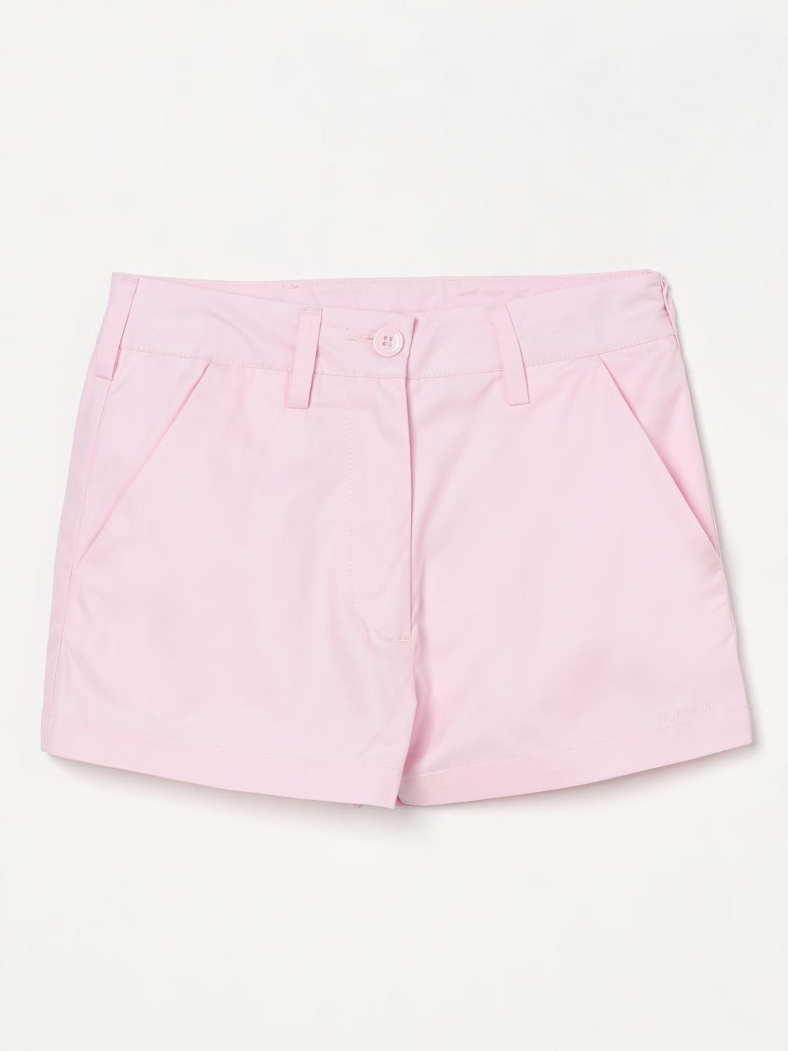 Marni Short Kids Color Pink In Pink