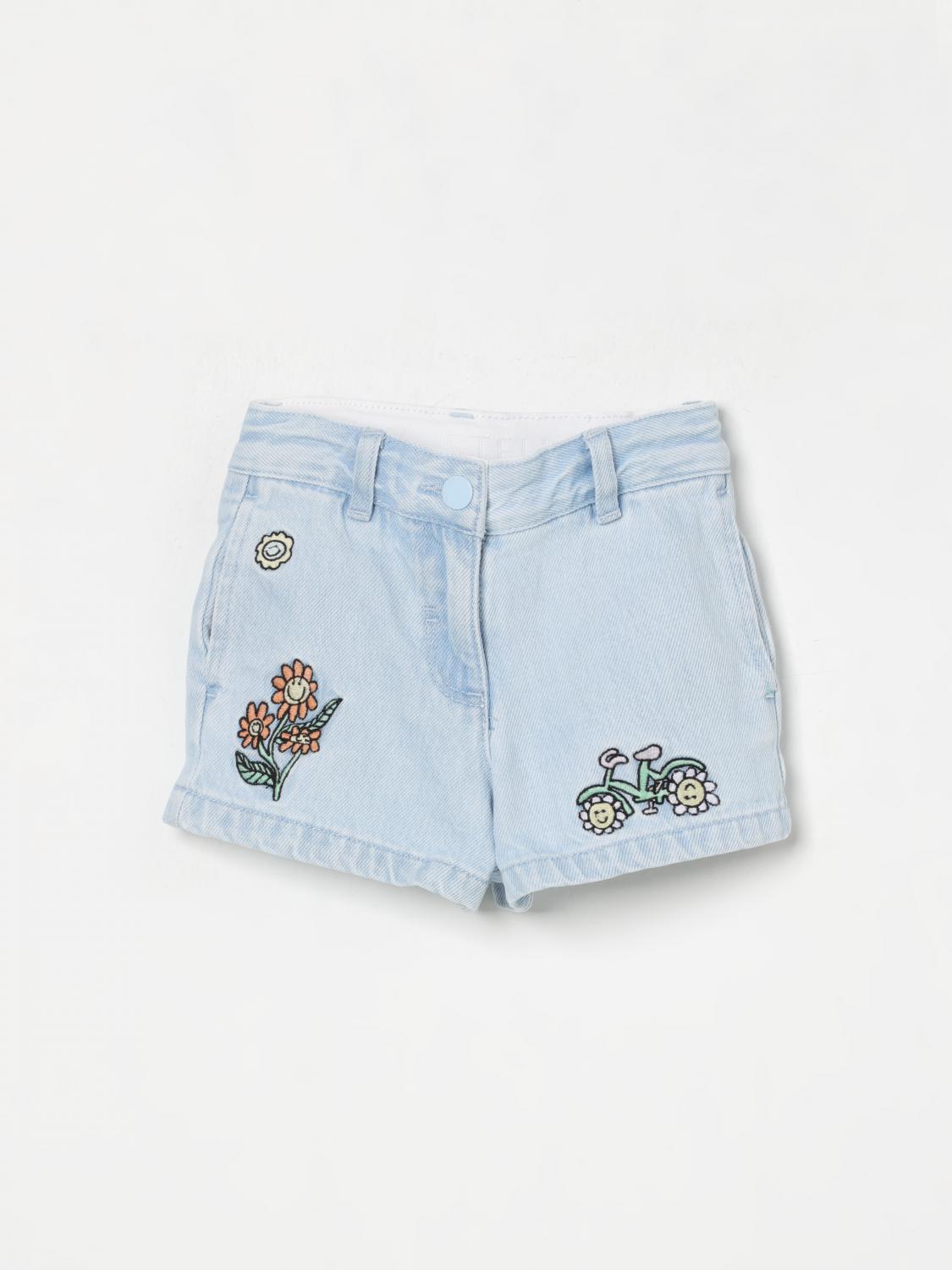 STELLA MCCARTNEY KIDS Shorts Kids color Blue　STELLA MCCARTNEY KIDS ショーツ キッズカラー ブルー STELLA