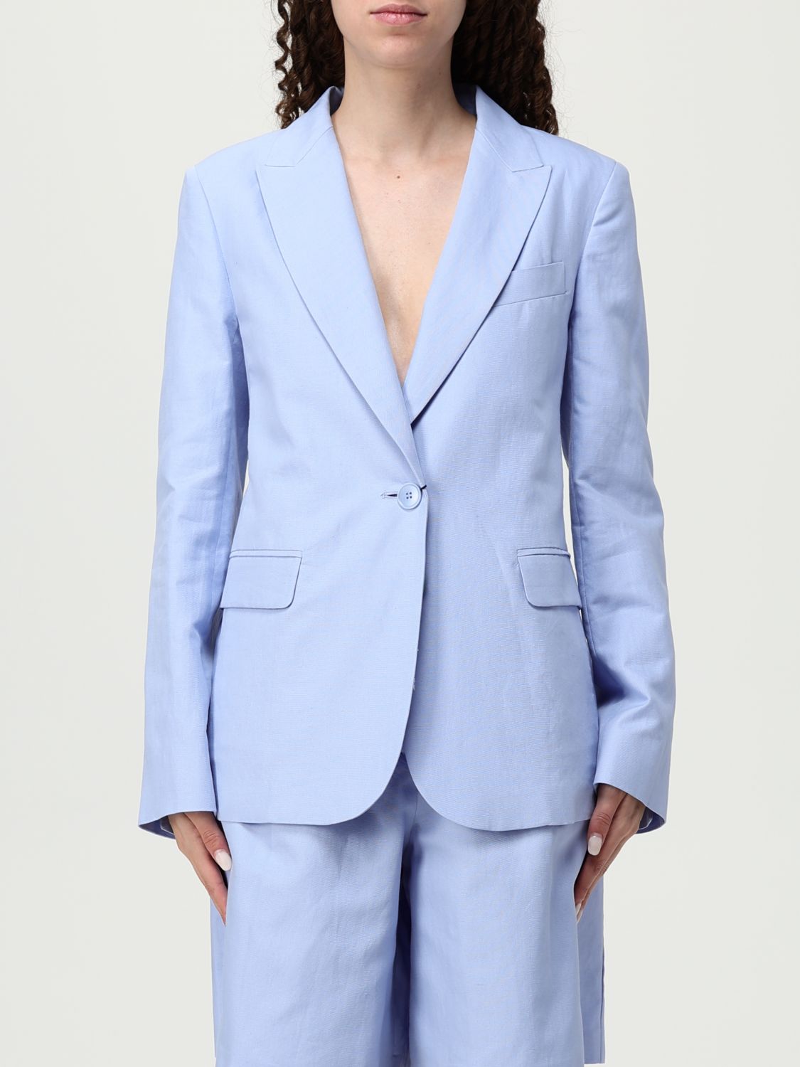 Weekend Max Mara Blazer Woman  In Blue