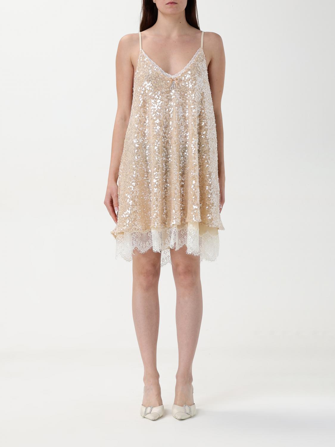 Aniye By Dress  Woman Color Butter In Butter