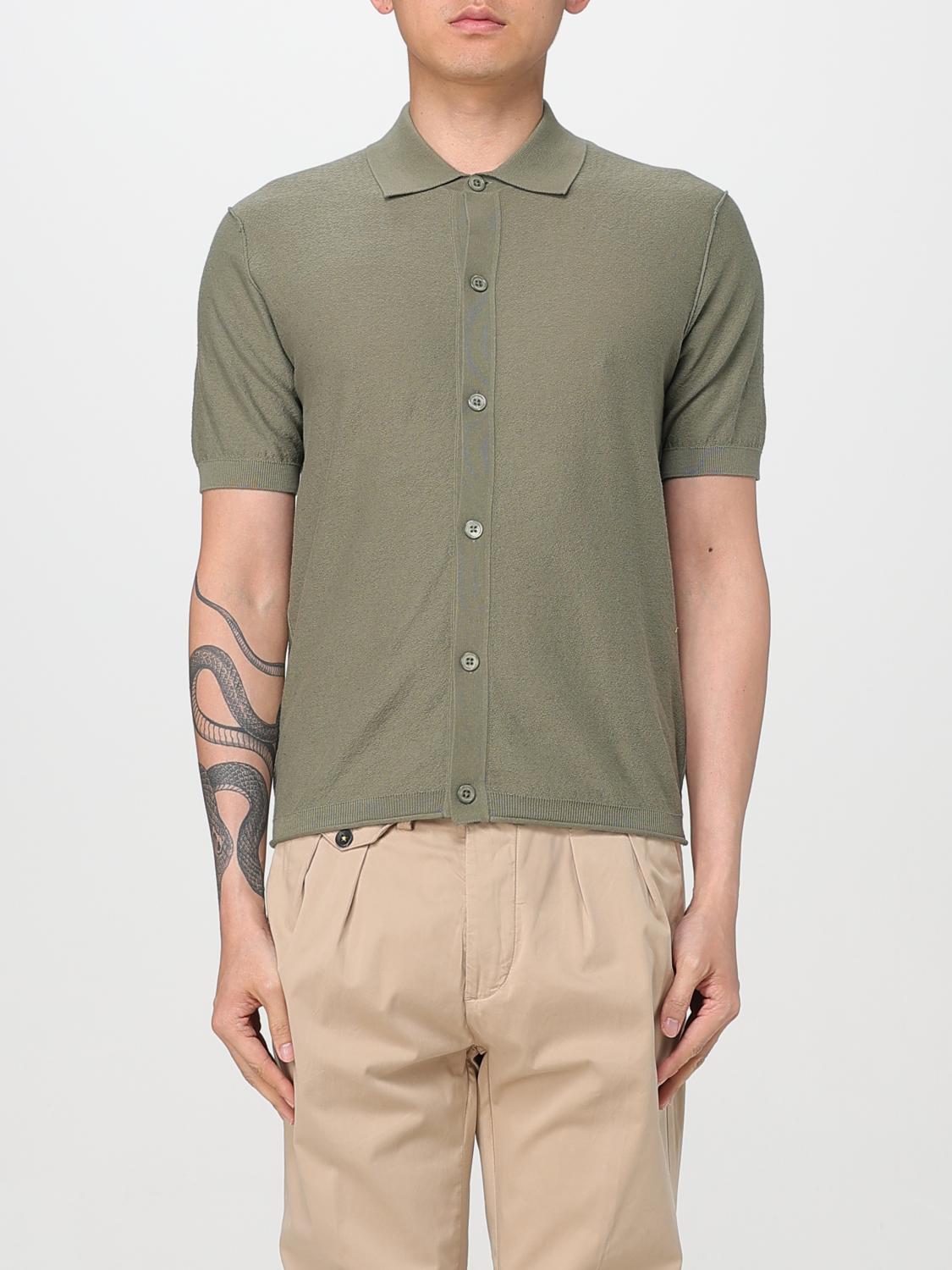 Paolo Pecora Short-sleeved Ultra-fine Cotton Shirt With Pointed Collar