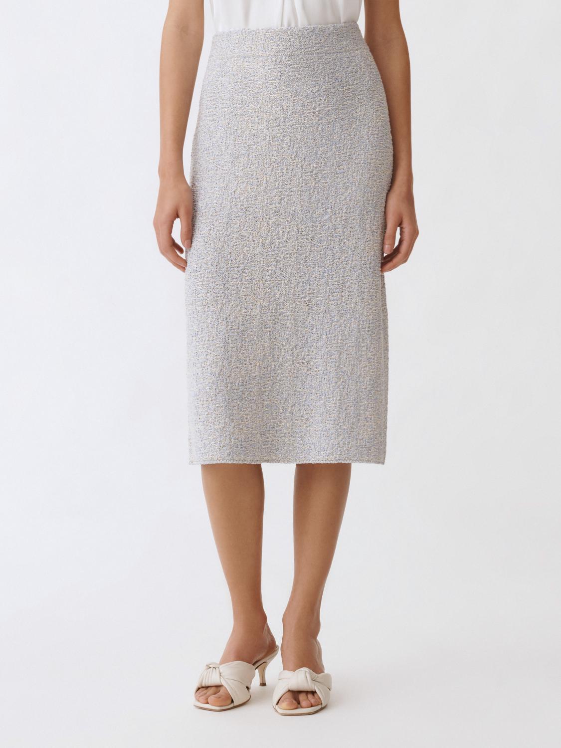 Shop Fabiana Filippi Skirt  Woman Color Yellow Cream