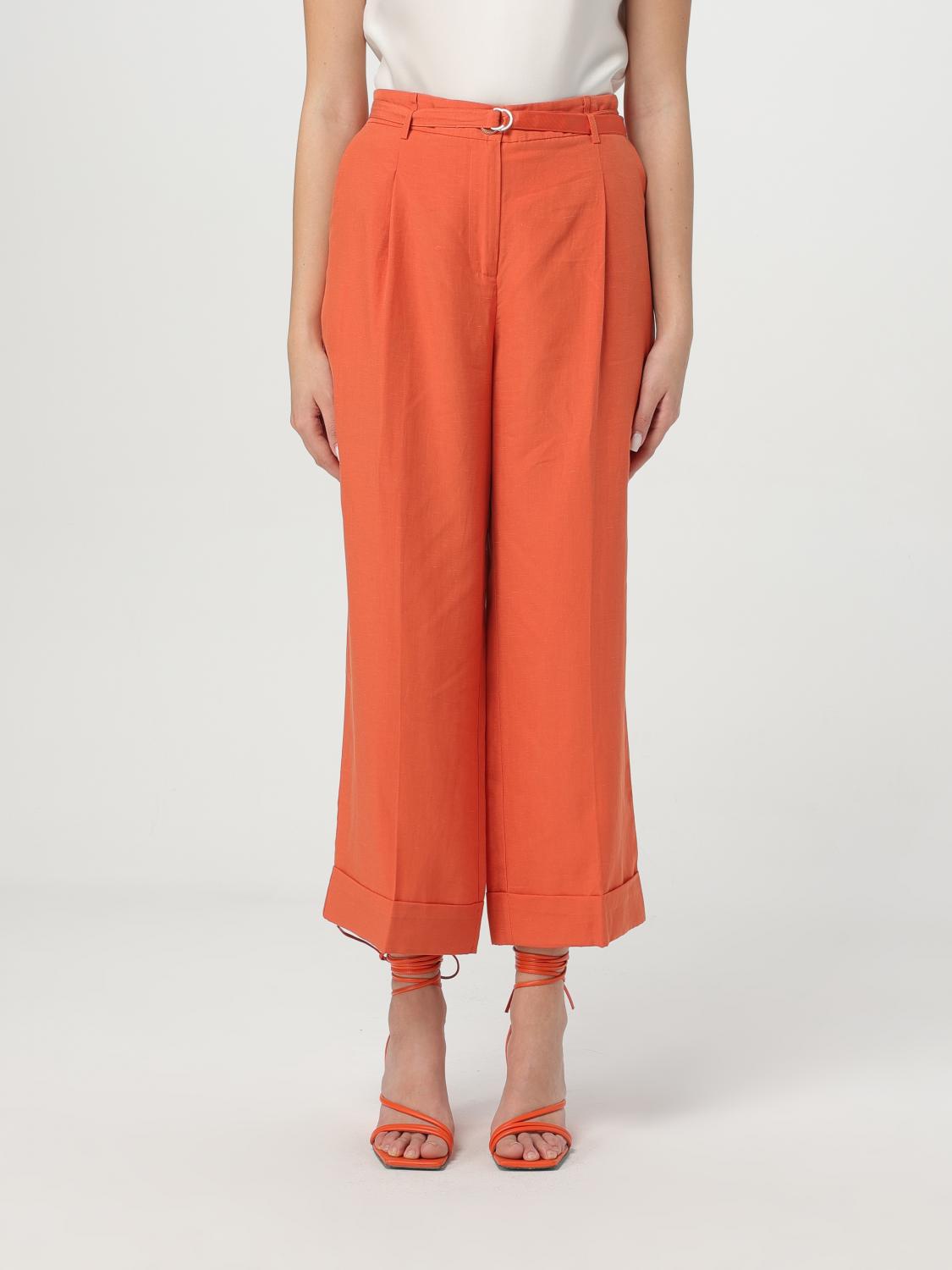 Liu •jo Liu Jo Trousers In Brick Red