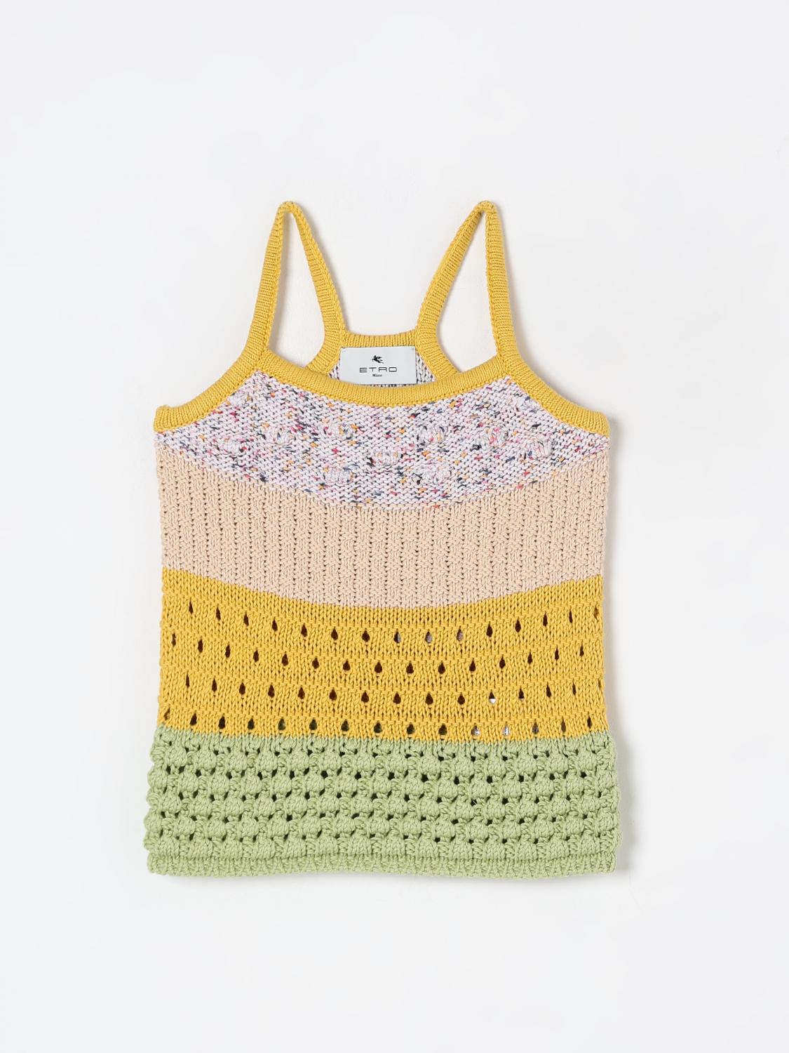 ETRO TOP ETRO KIDS COLOR YELLOW G75773003