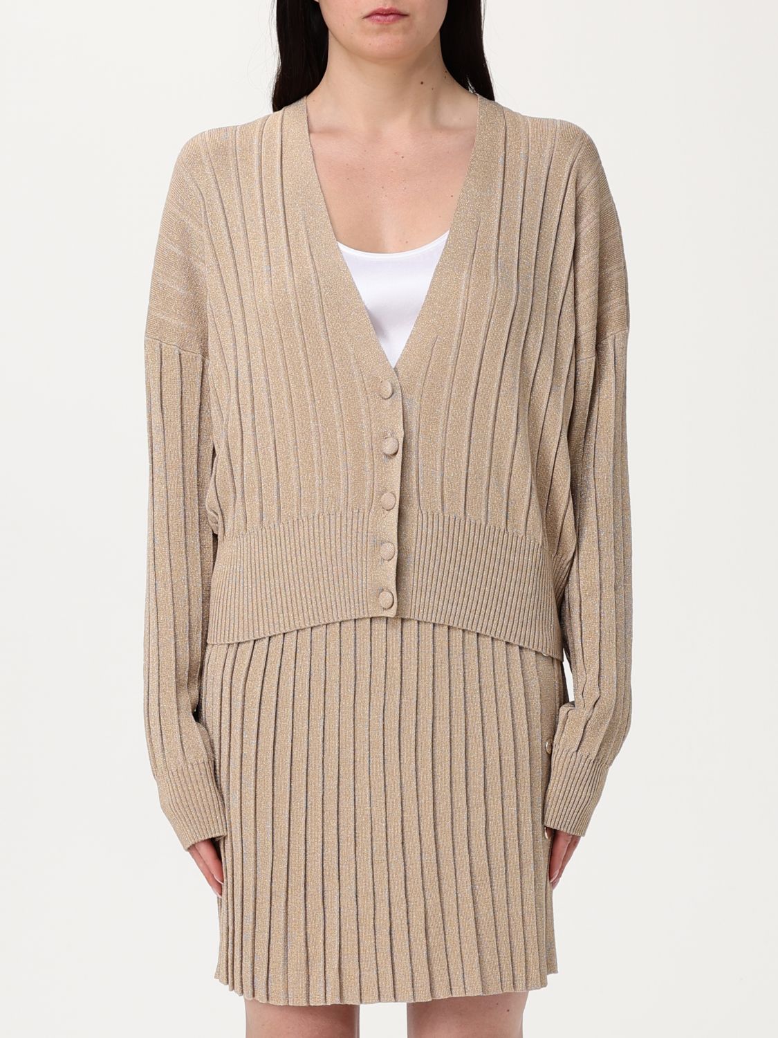 Liu •jo Cardigan Liu Jo Woman Color Gold