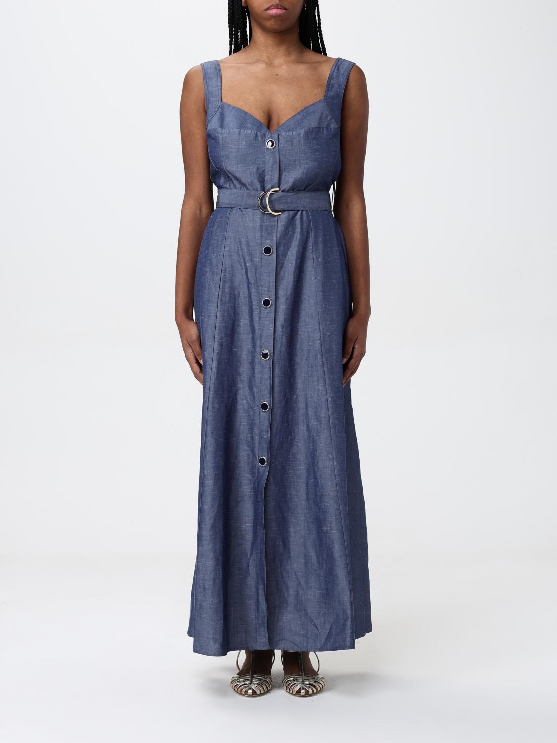 Liu •jo Dress Liu Jo Woman Color Denim In Denim