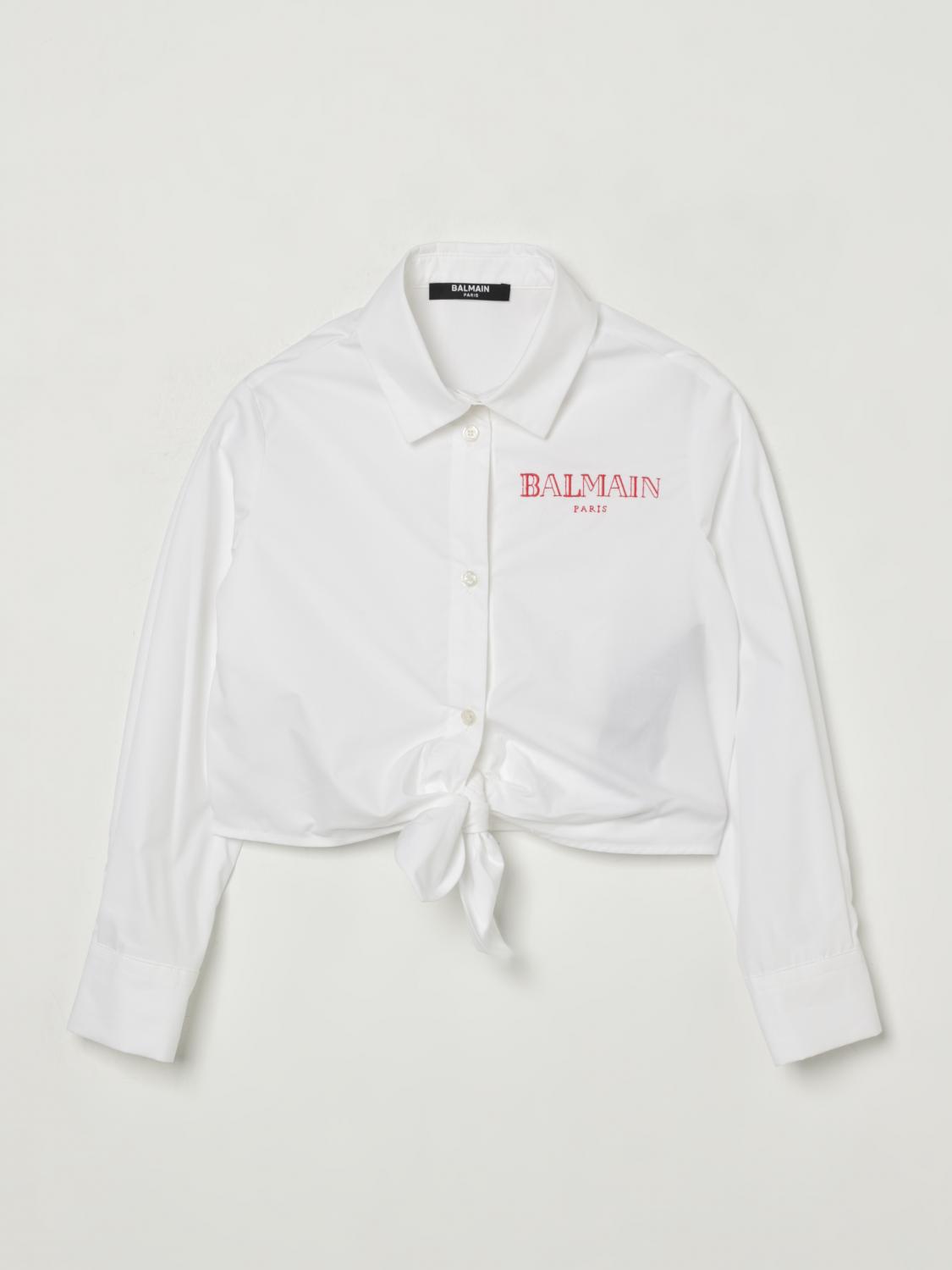 Balmain Shirt Kids Color White