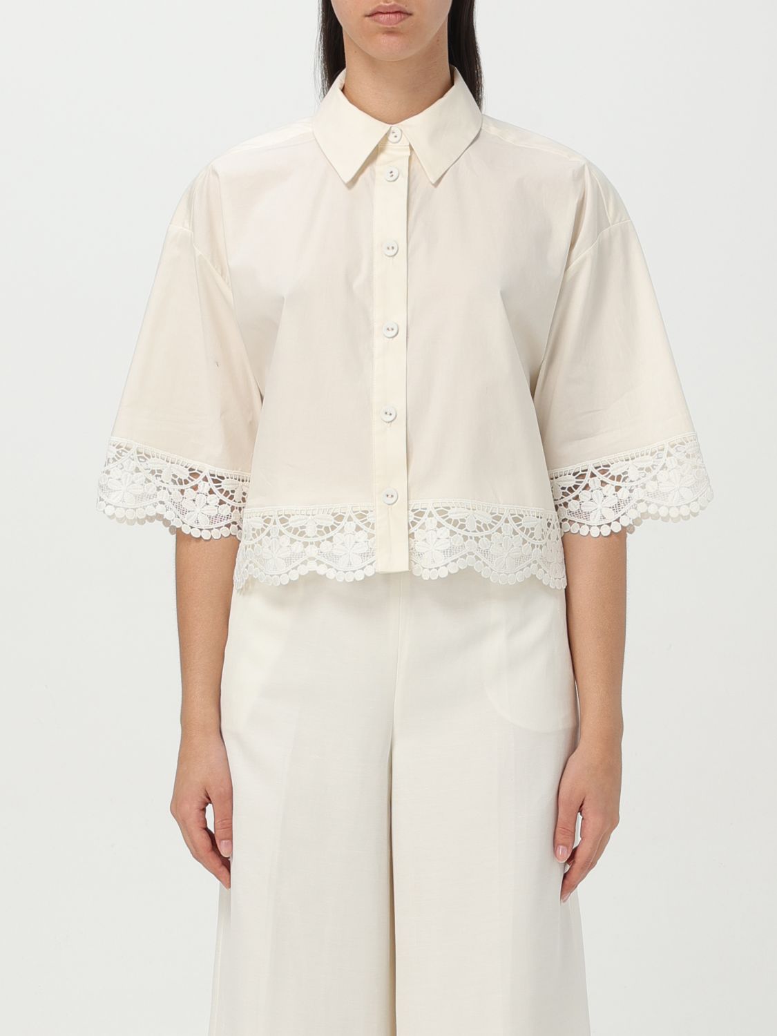 TWINSET SHIRT TWINSET WOMAN COLOR WHITE G75984001