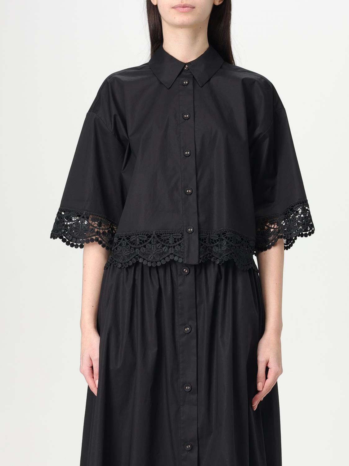 Shop Twinset Shirt Woman Color Black