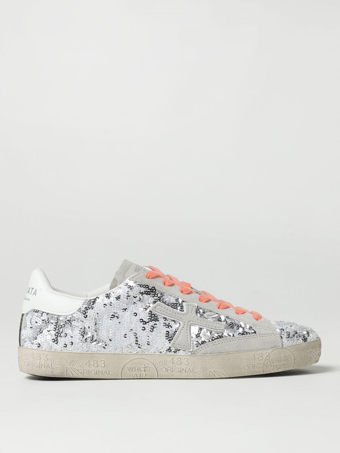 Premiata Stevend Sneakers In Silver