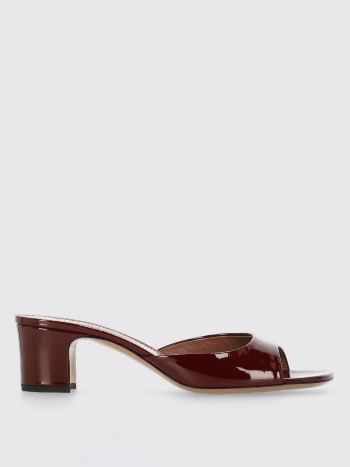 Shop Paris Texas Heeled Sandals Woman Color Burgundy In Burgunderrot