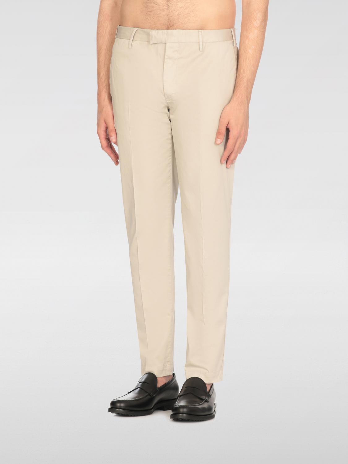 Pt Torino Pants Men Color Grey In Neutral