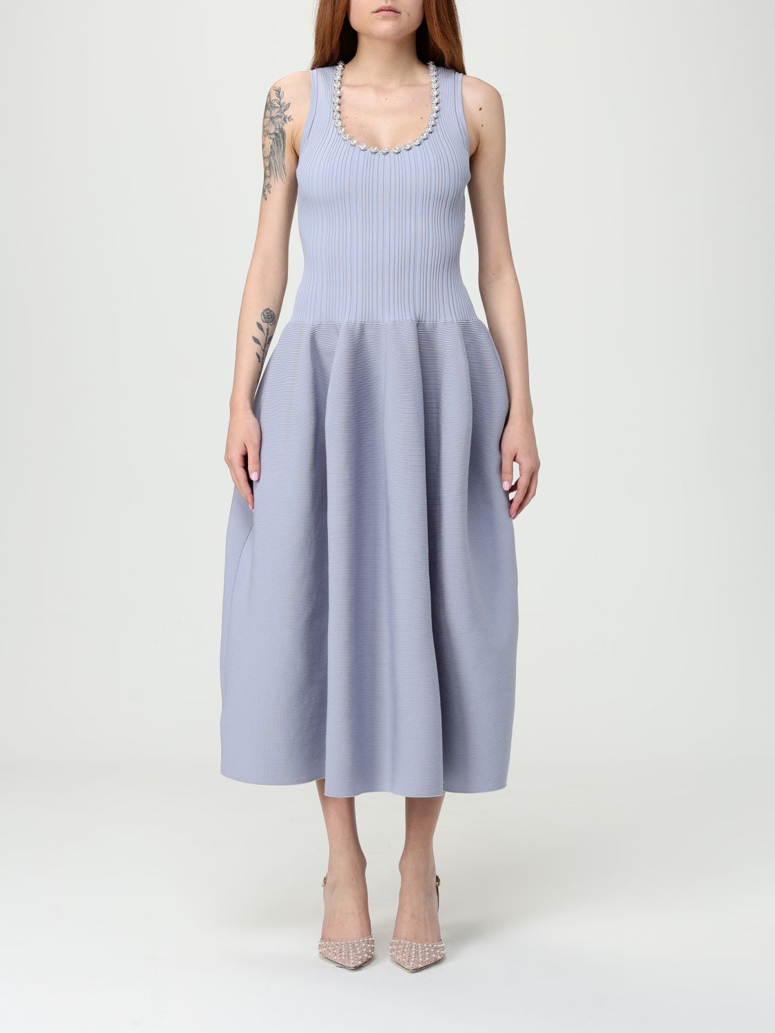 Self-portrait Dress  Woman Color Blue