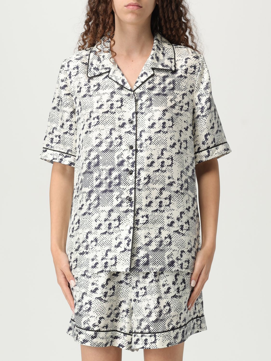 Shop Tory Burch Shirt Woman Color Black