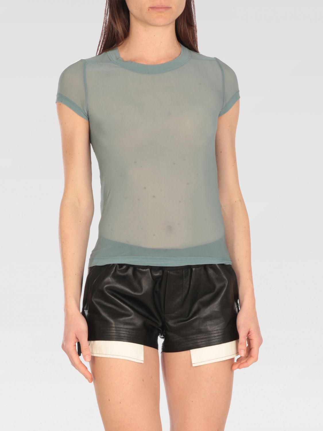 Rick Owens T-shirt  Woman Color Gnawed Blue