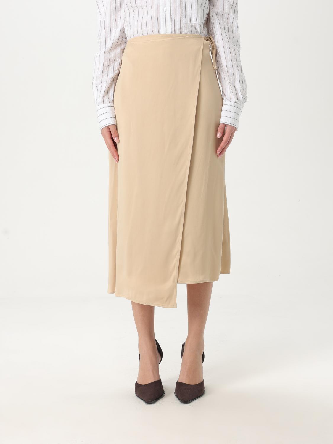 Hugo Boss Skirt Boss Woman Color Beige In Beige