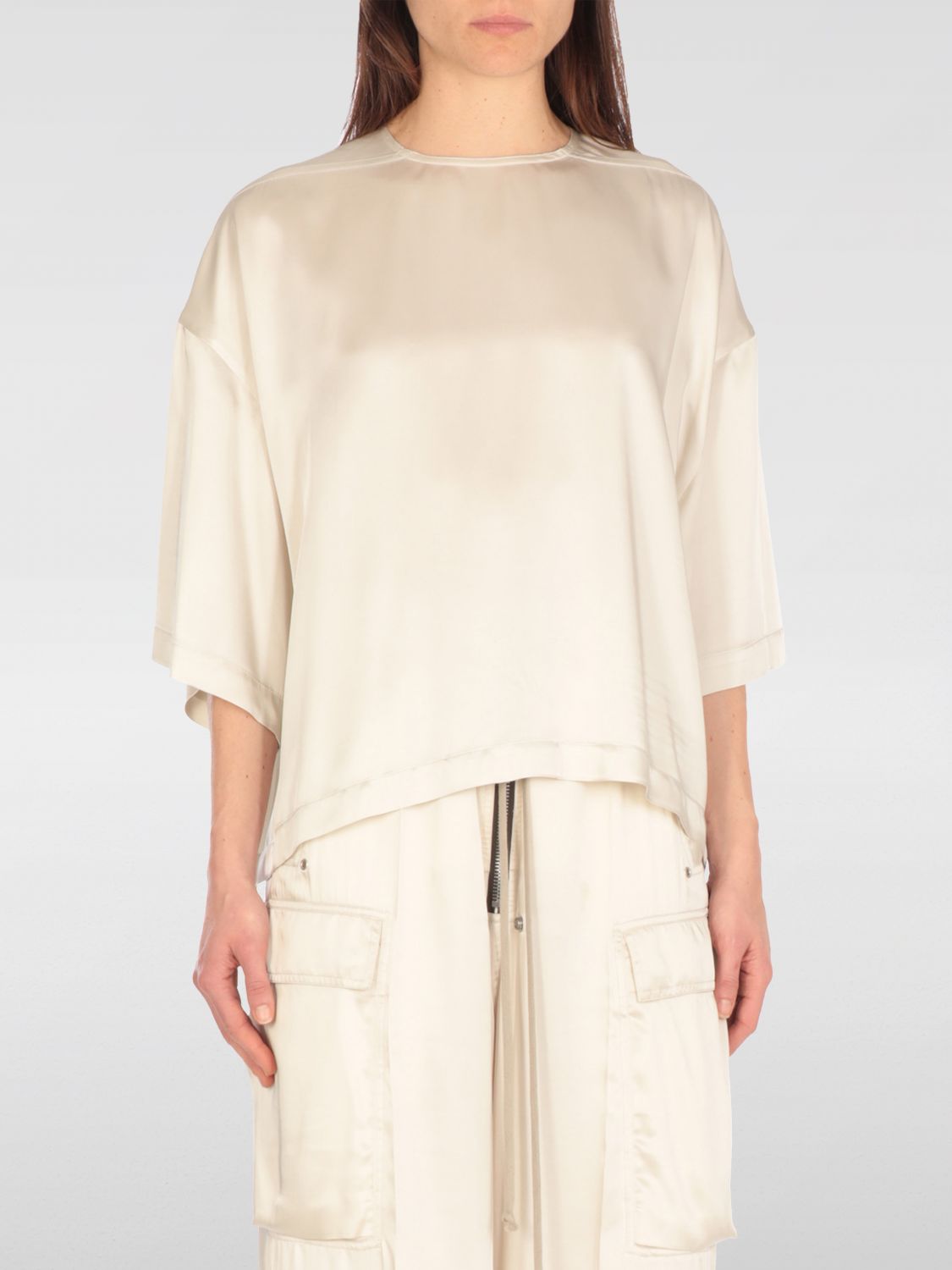 Rick Owens T-shirt  Woman Color Green