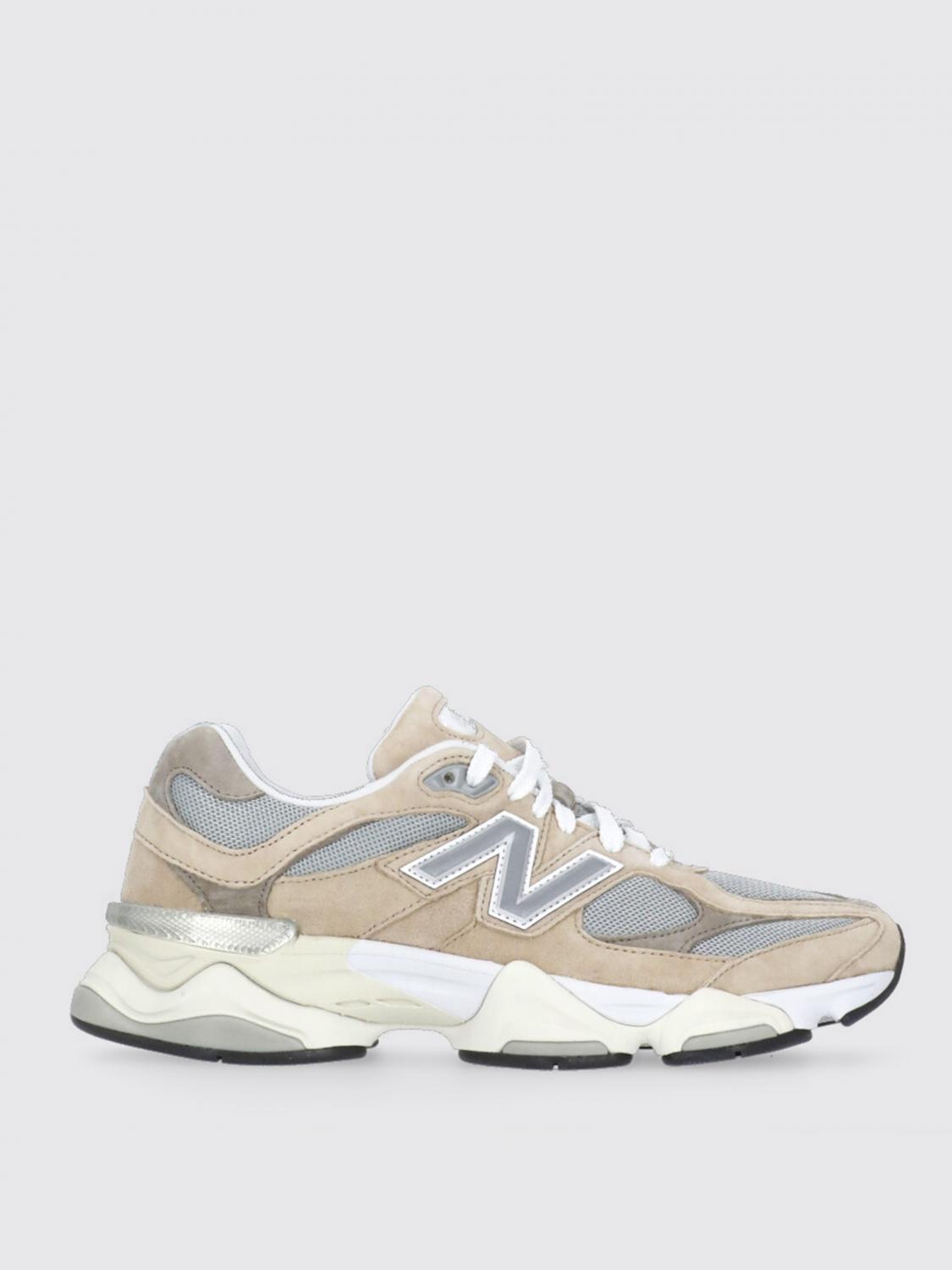 New Balance Beige Suede Leather And Fabric 9060 Sneakers In Beige
