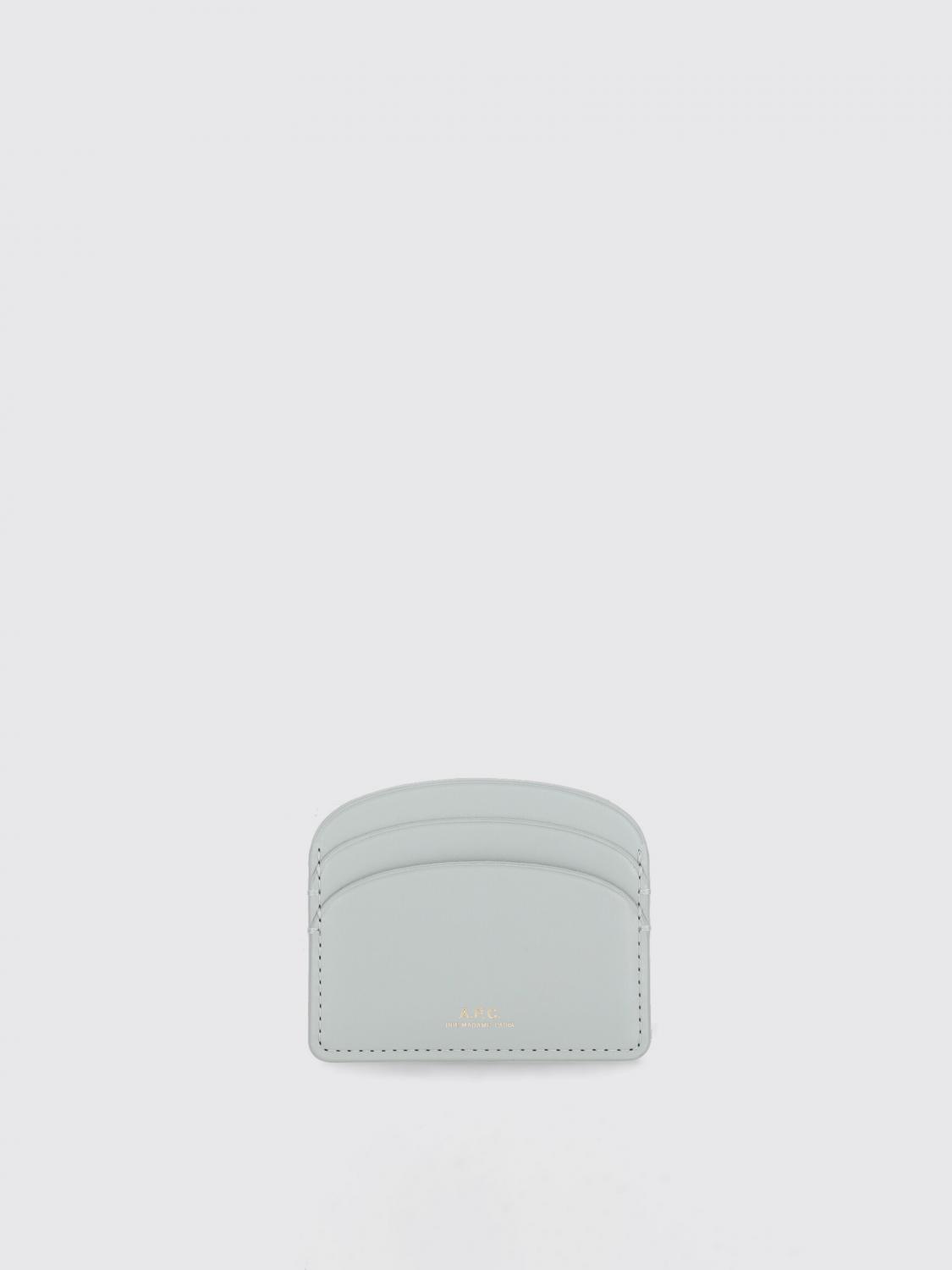 Apc Wallet A. P.c. Woman Color Grey In Grau