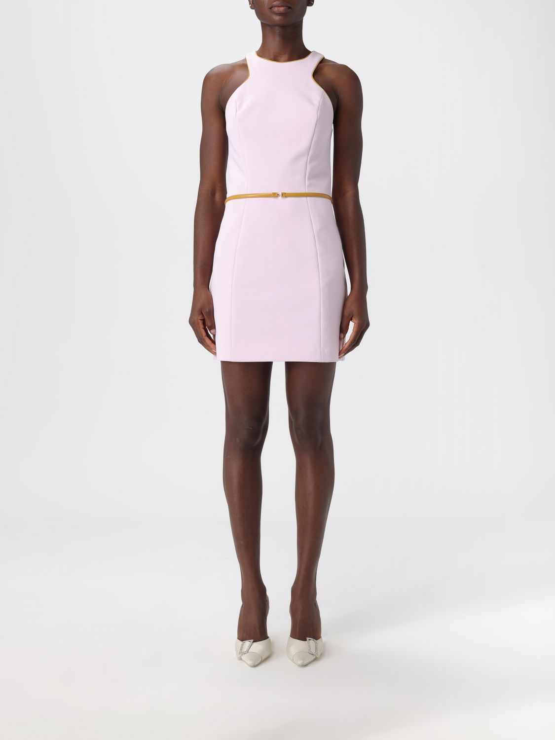 Elisabetta Franchi Dress Woman Color Quartz In Multi