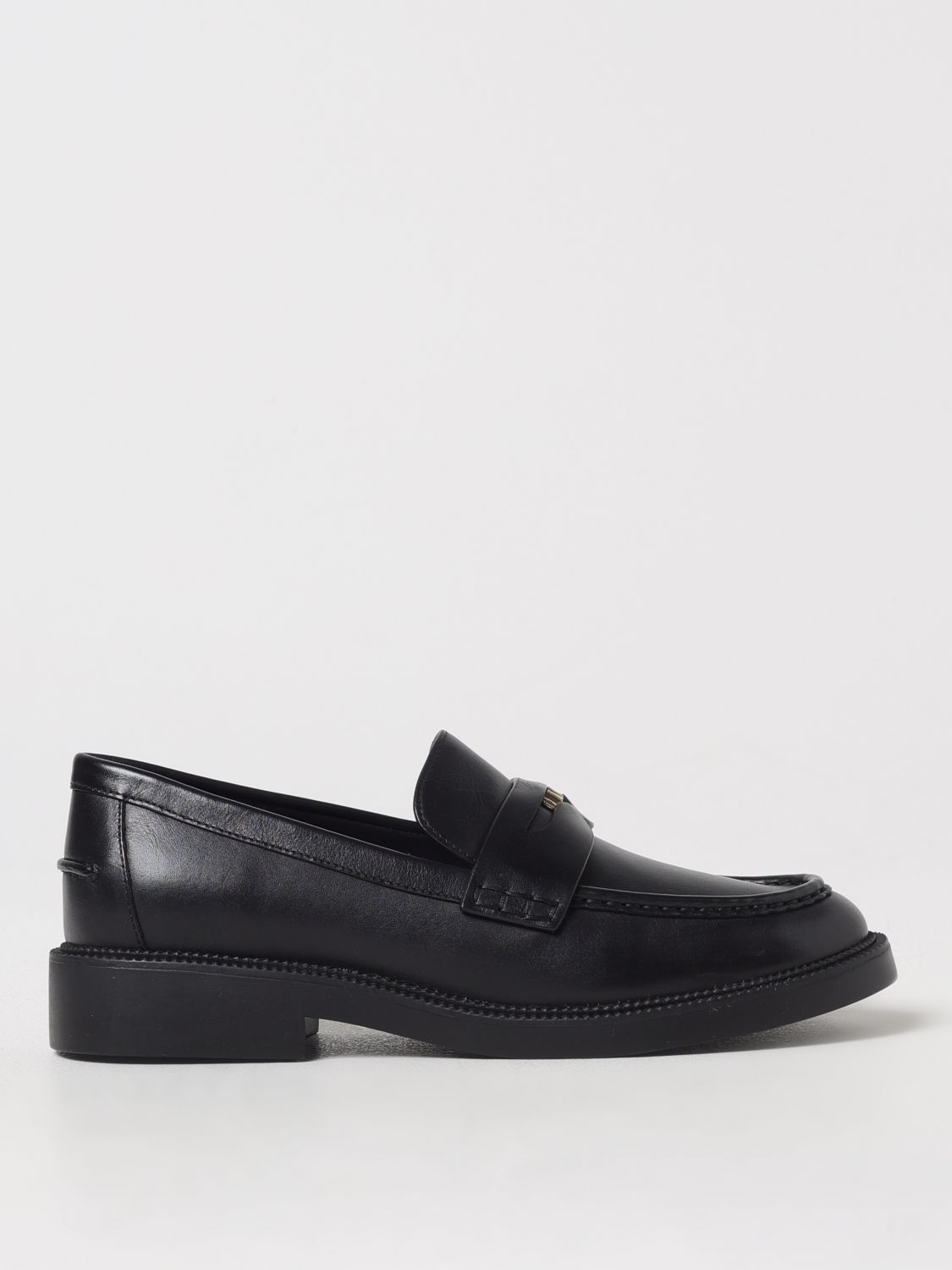 Shop Michael Kors Loafers Woman Color Black