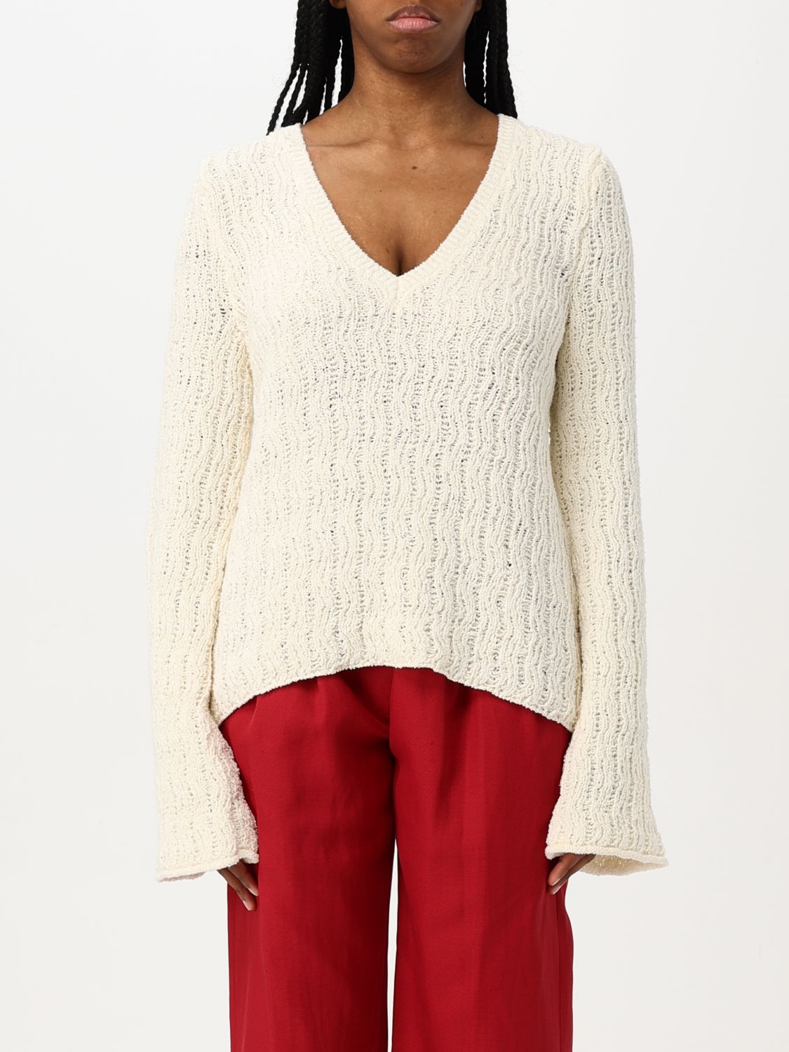 LOULOU STUDIO SWEATER LOU LOU STUDIO WOMAN COLOR IVORY G76522044