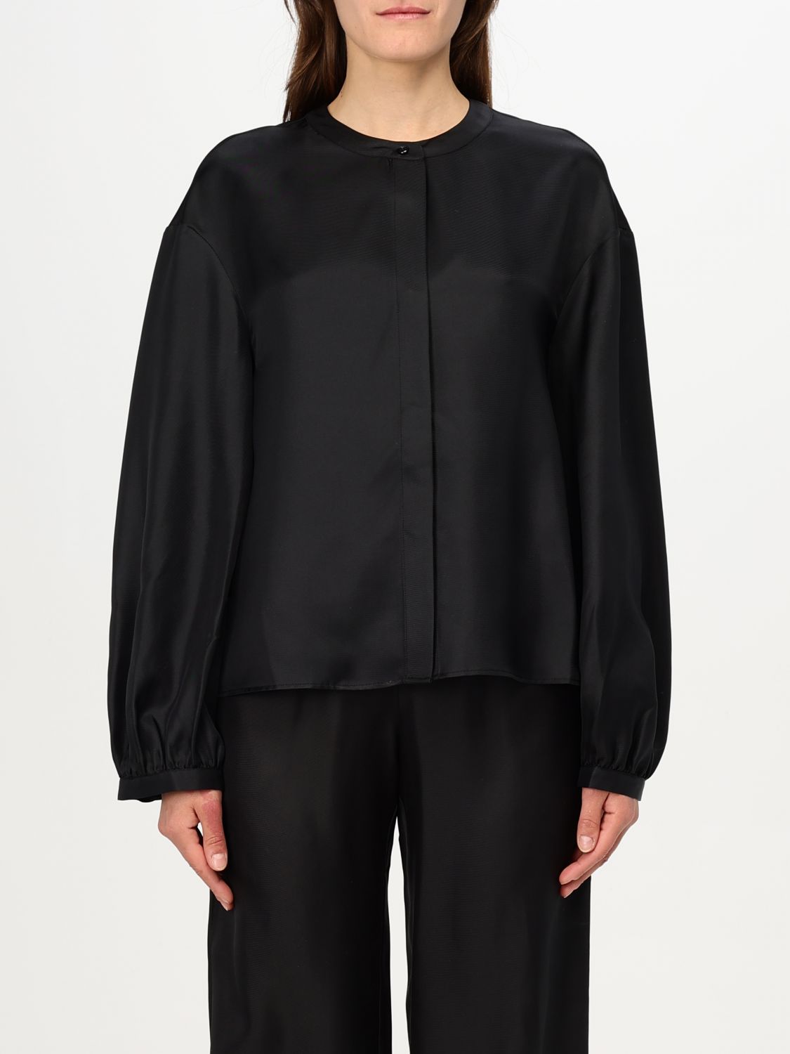LOULOU STUDIO TOP LOU LOU STUDIO WOMAN COLOR BLACK G76529002