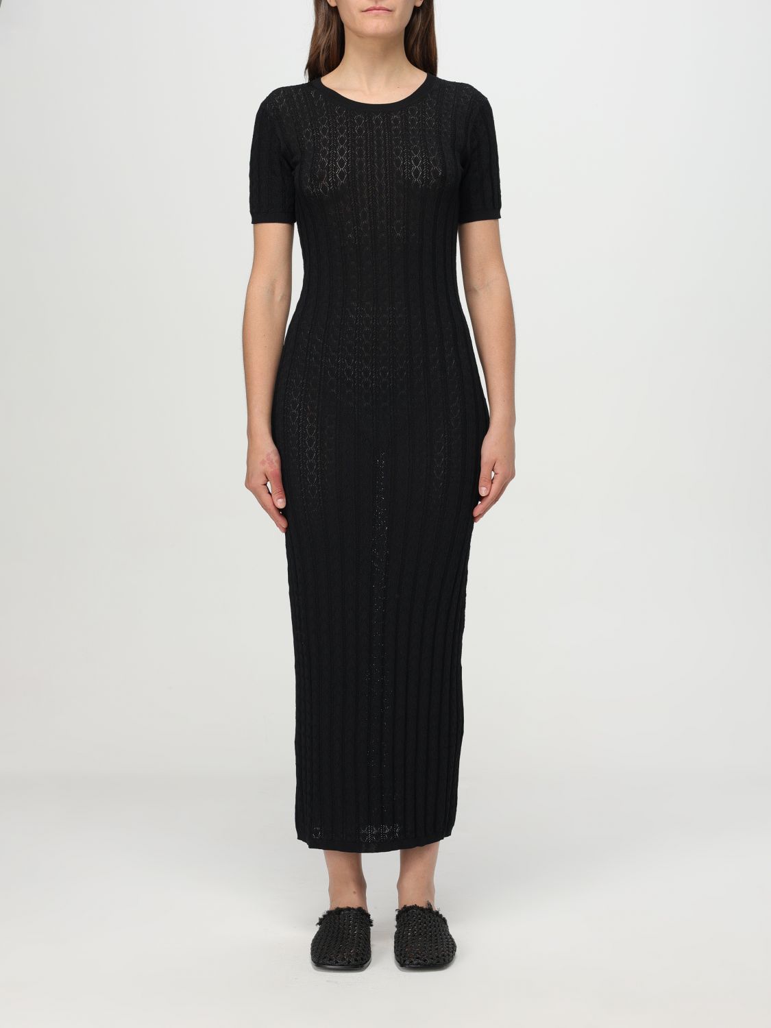 LOULOU STUDIO DRESS LOU LOU STUDIO WOMAN COLOR BLACK G76537002