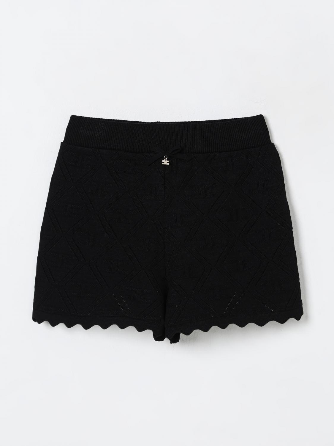 Elisabetta Franchi La Mia Bambina Short Kids Color Black In Schwarz