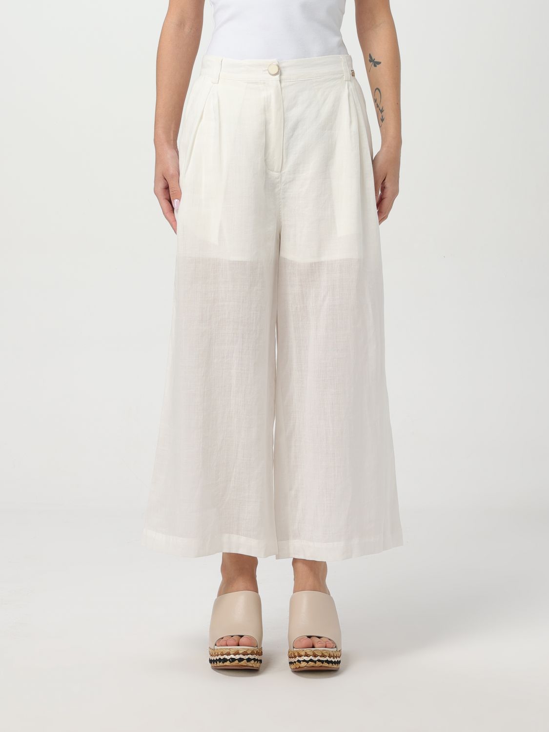 Liu •jo Hose Liu Jo Damen Farbe Weiss In Weiss