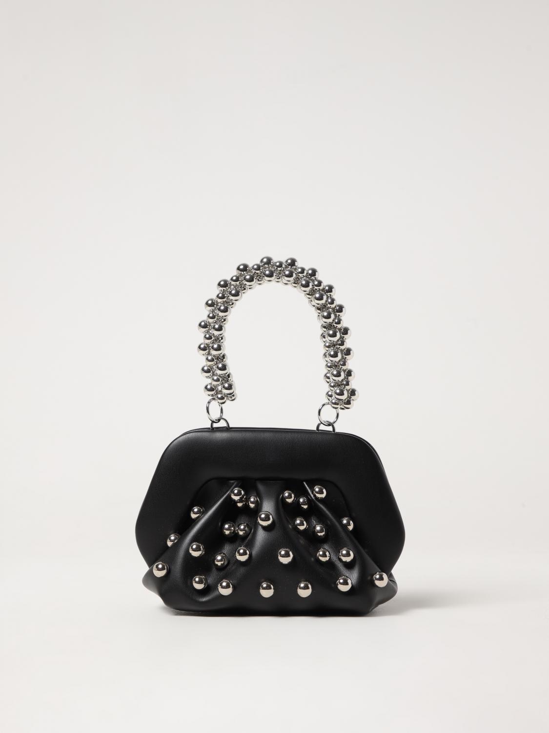 Themoirè Clutch Woman Color Black In ブラック
