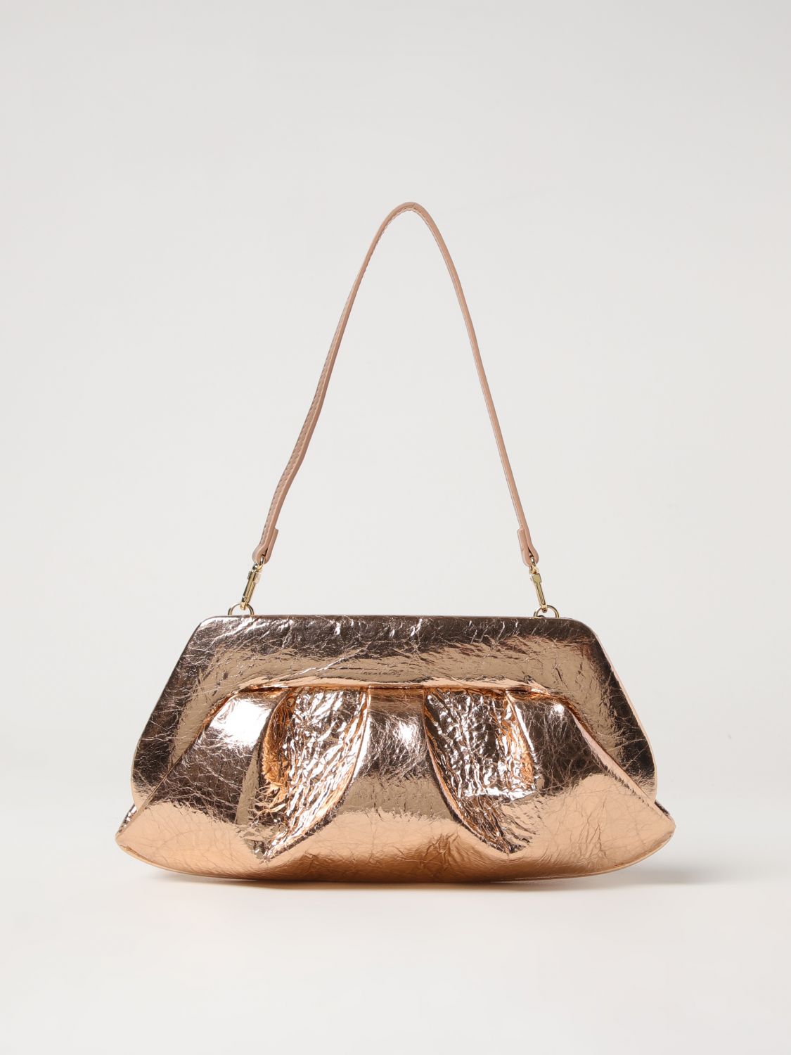 Themoirè Pineapple Fabric Clutch Bag In Neutral