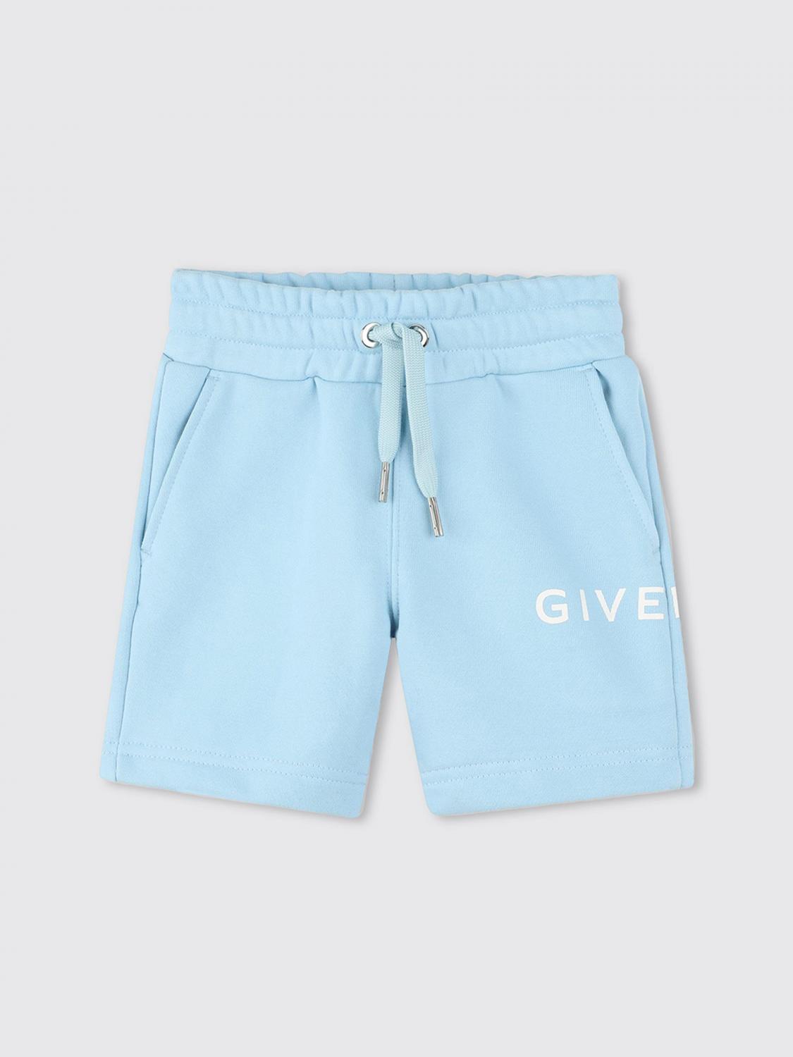 Givenchy Logo-print Track Shorts In Blau