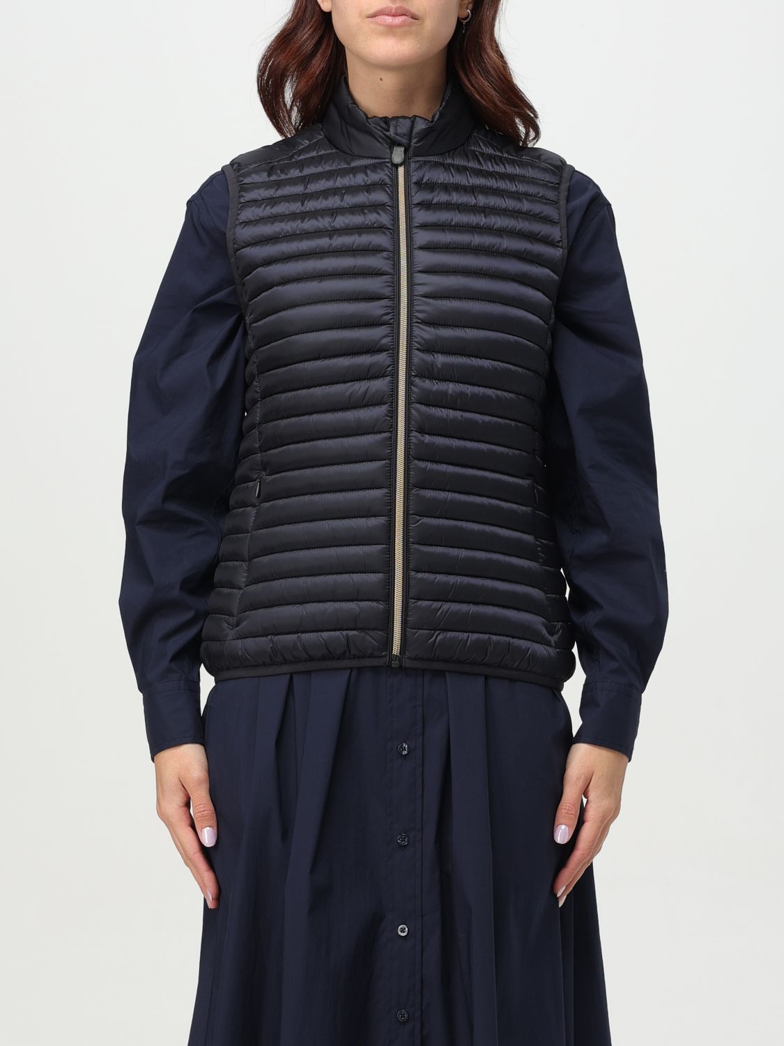 Save The Duck Weste Damen Farbe Schwarz In Schwarz