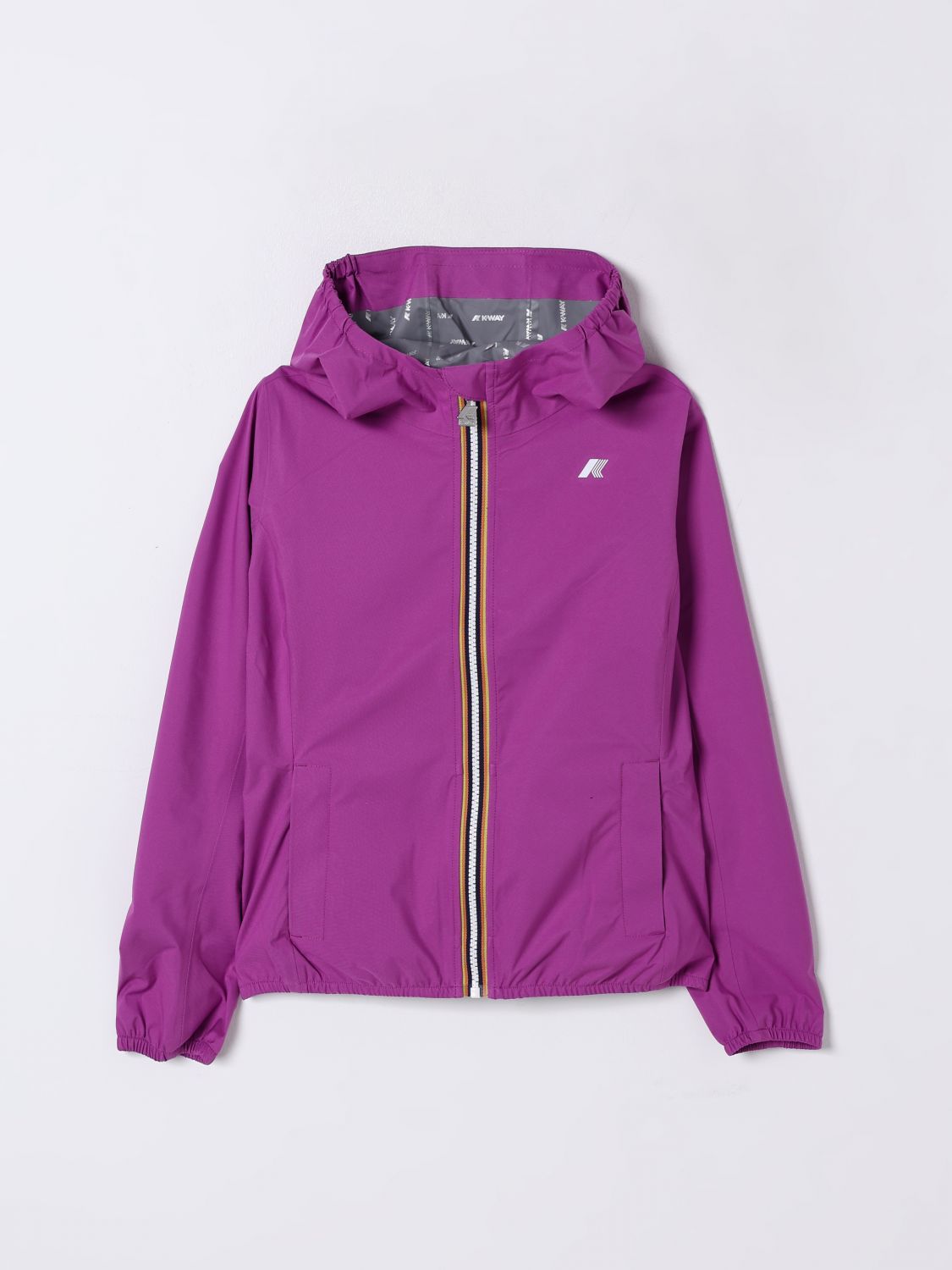 K-way Coat  Kids Color Violet In Violet