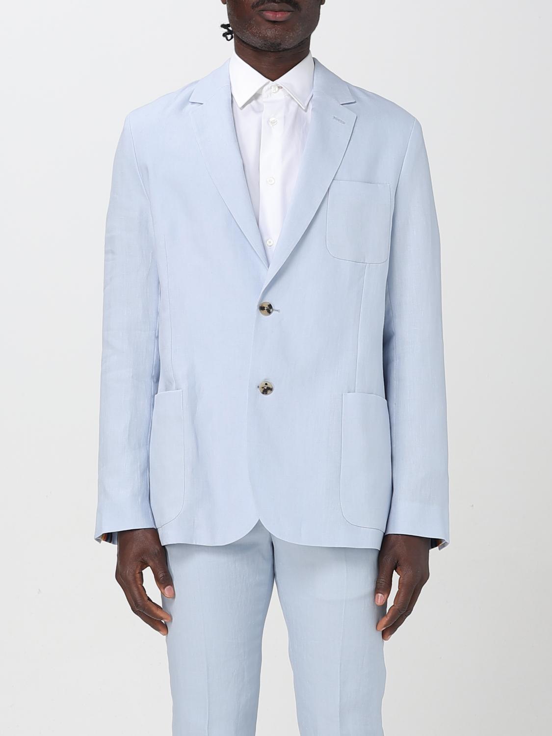 Paul Smith Tailored Jacket Notched Lapel In Blue