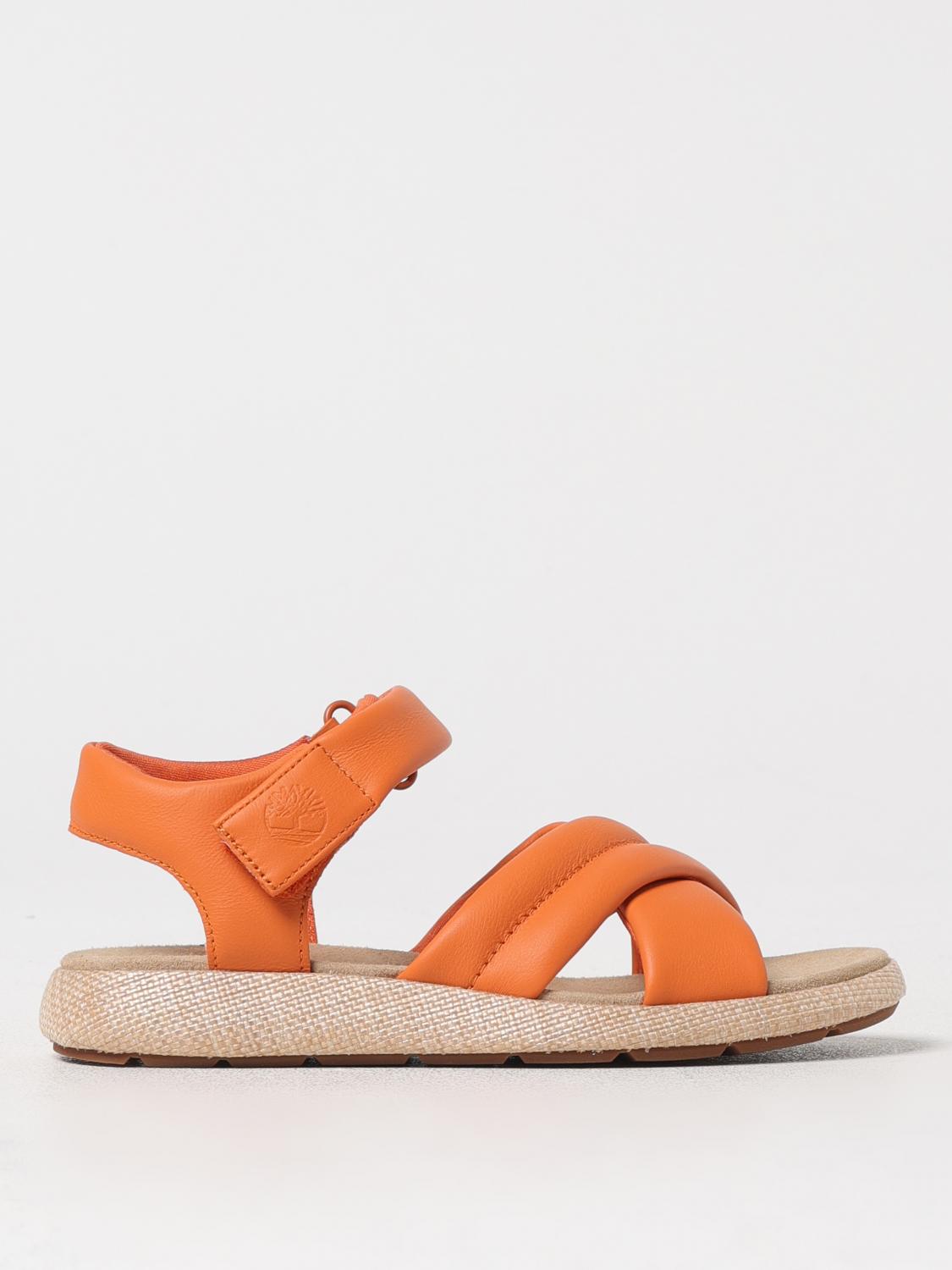 Timberland Flat Sandals  Woman Color Orange In Orange